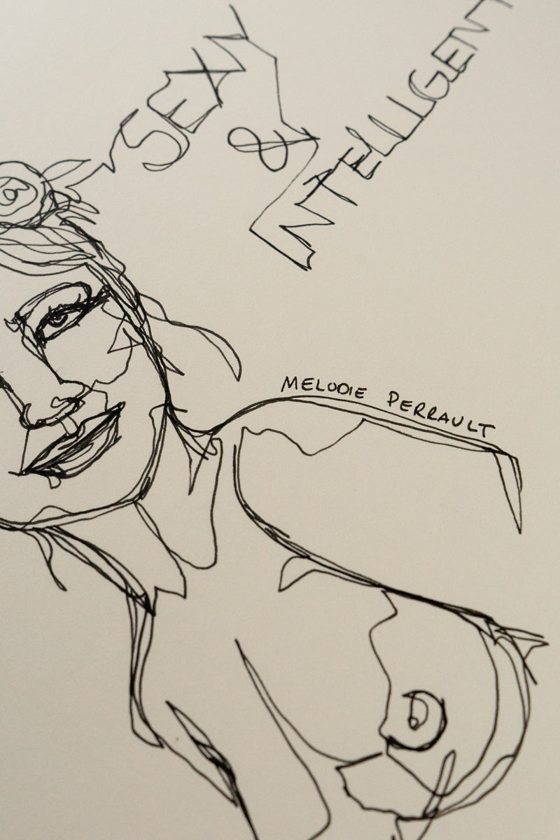 " Sexy & Intelligent " Original Artwork
