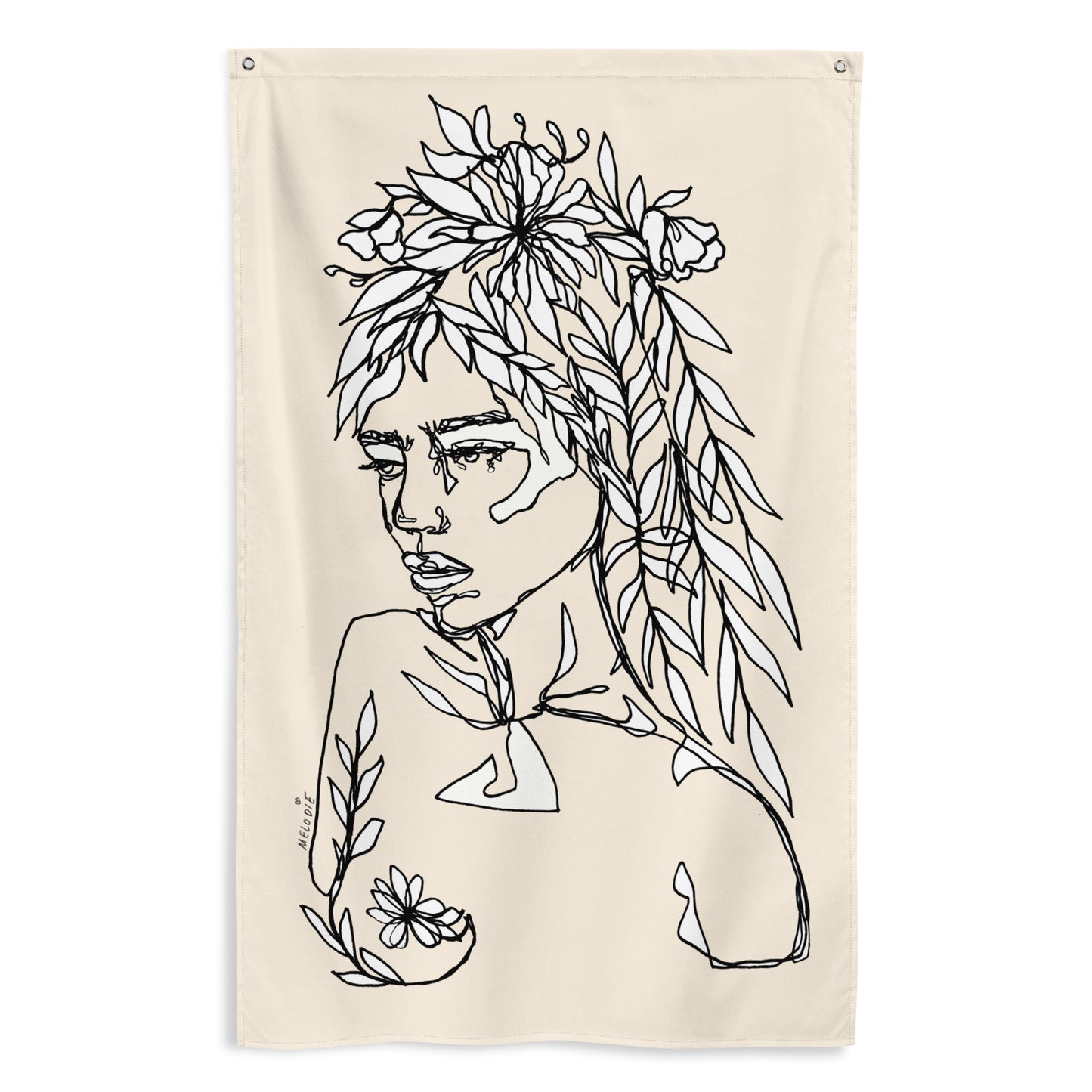 " Flower Head " Flag