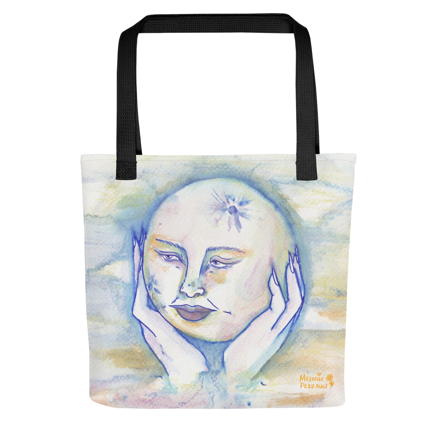 " Lady Moon " Watercolour Tote bag