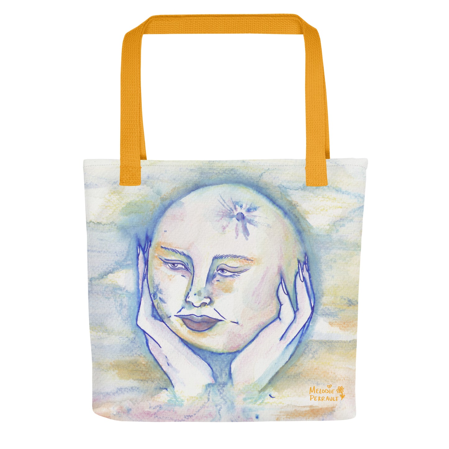 " Lady Moon " Watercolour Tote bag