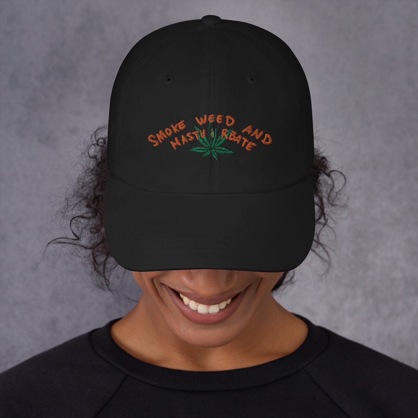 " Smoke Weed & Masturbate " Dad hat