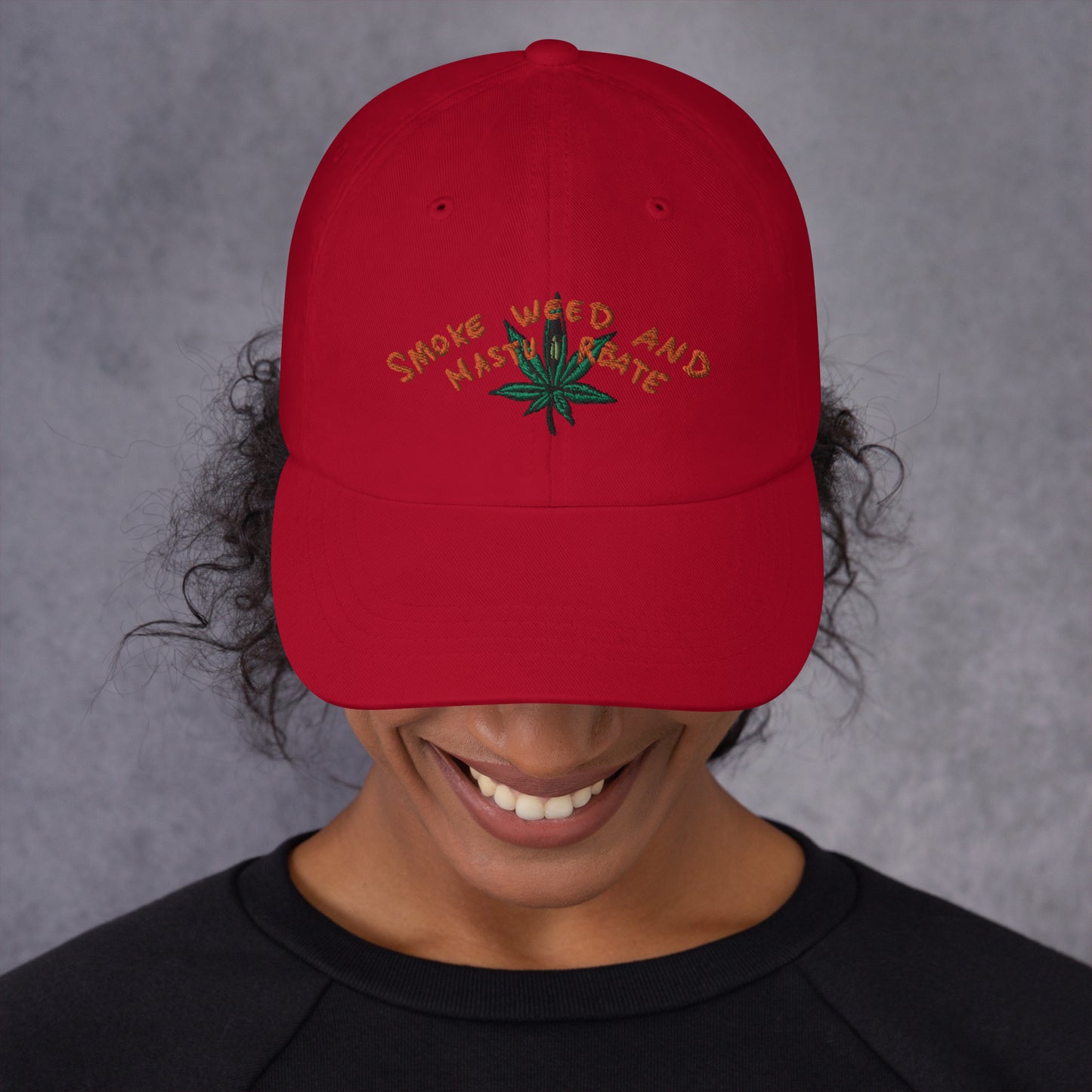 " Smoke Weed & Masturbate " Dad hat