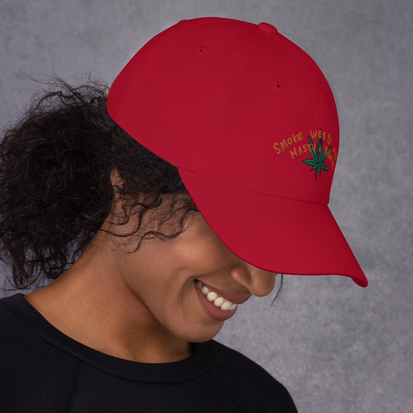 " Smoke Weed & Masturbate " Dad hat