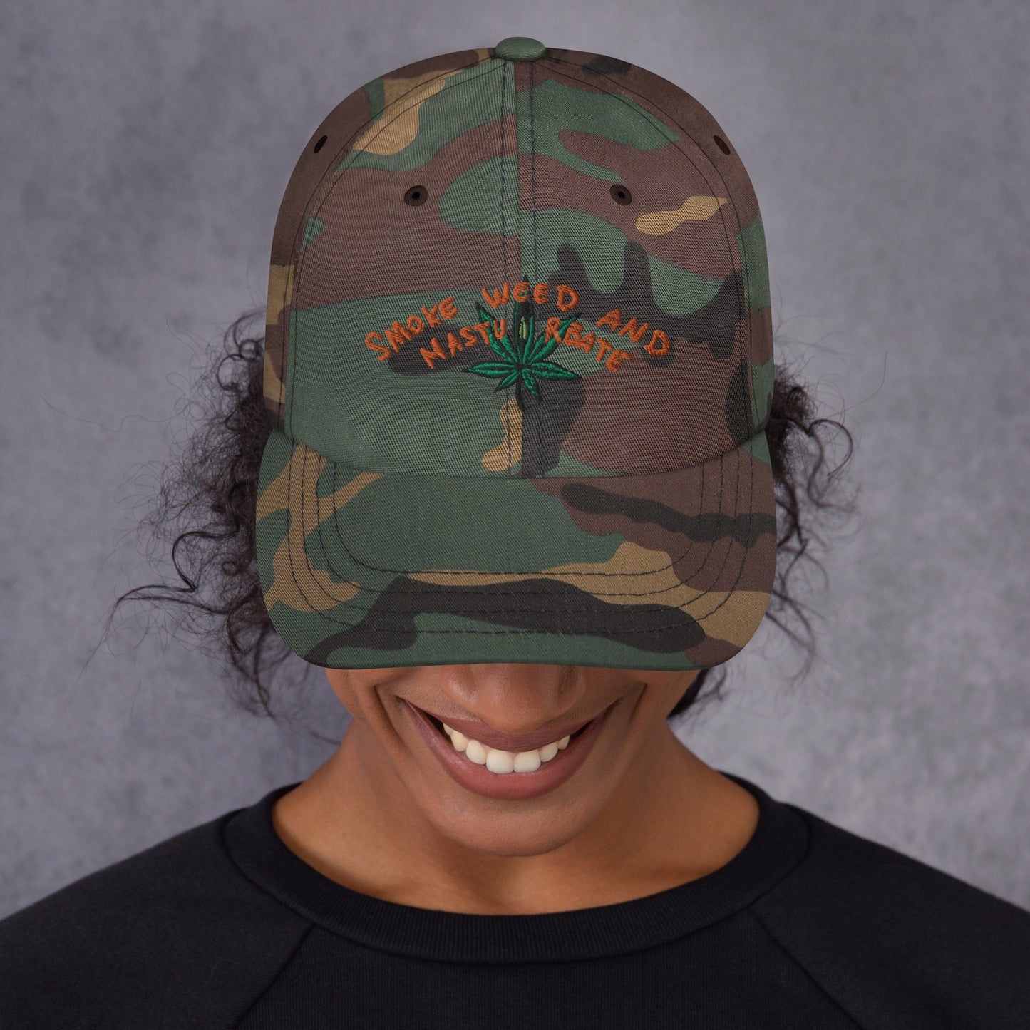 " Smoke Weed & Masturbate " Dad hat