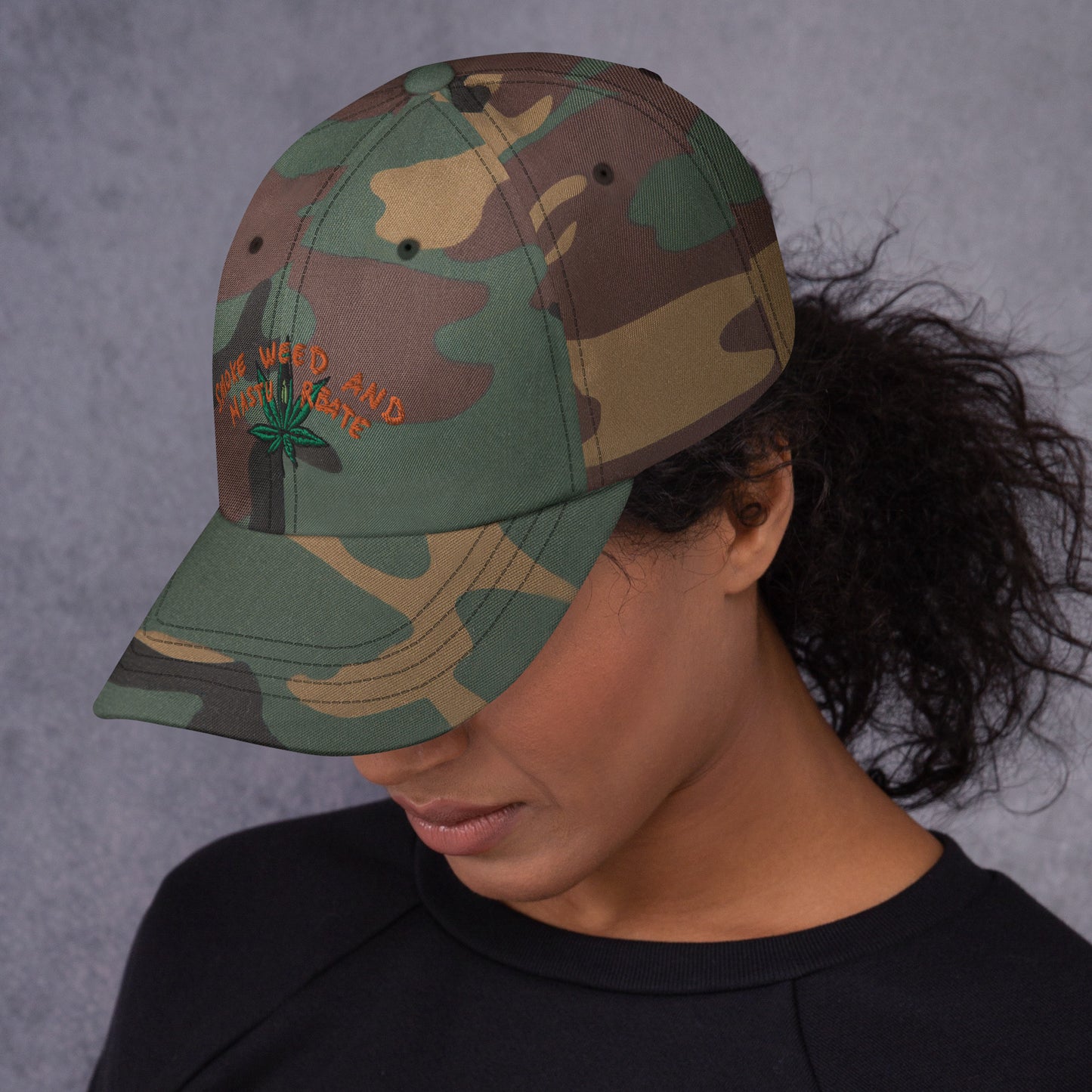 " Smoke Weed & Masturbate " Dad hat