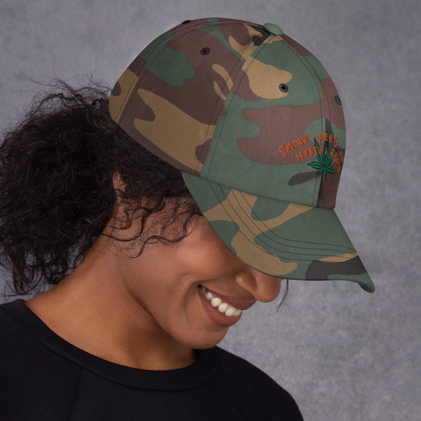 " Smoke Weed & Masturbate " Dad hat