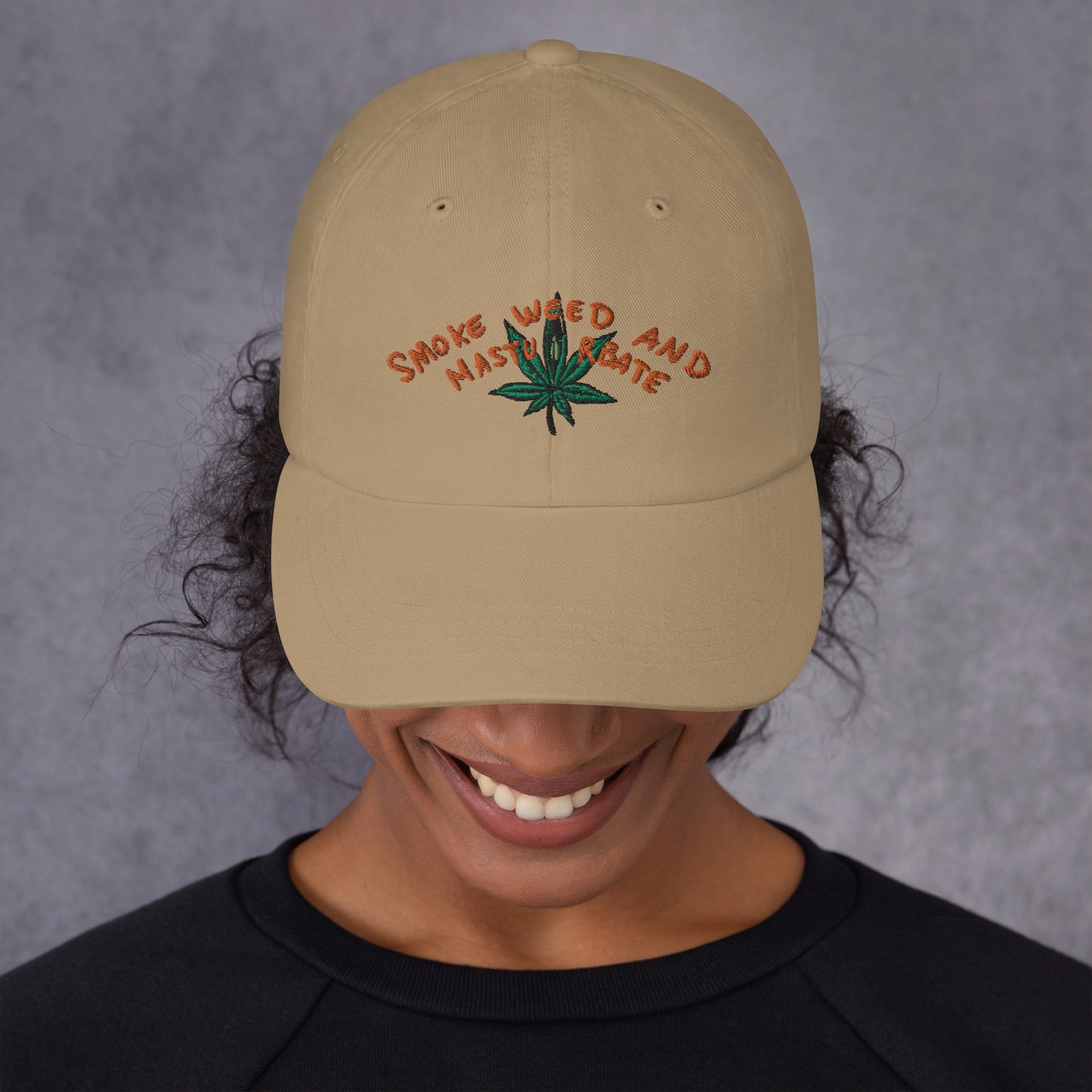 " Smoke Weed & Masturbate " Dad hat