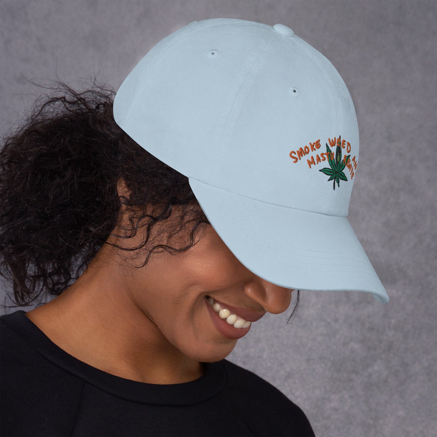" Smoke Weed & Masturbate " Dad hat