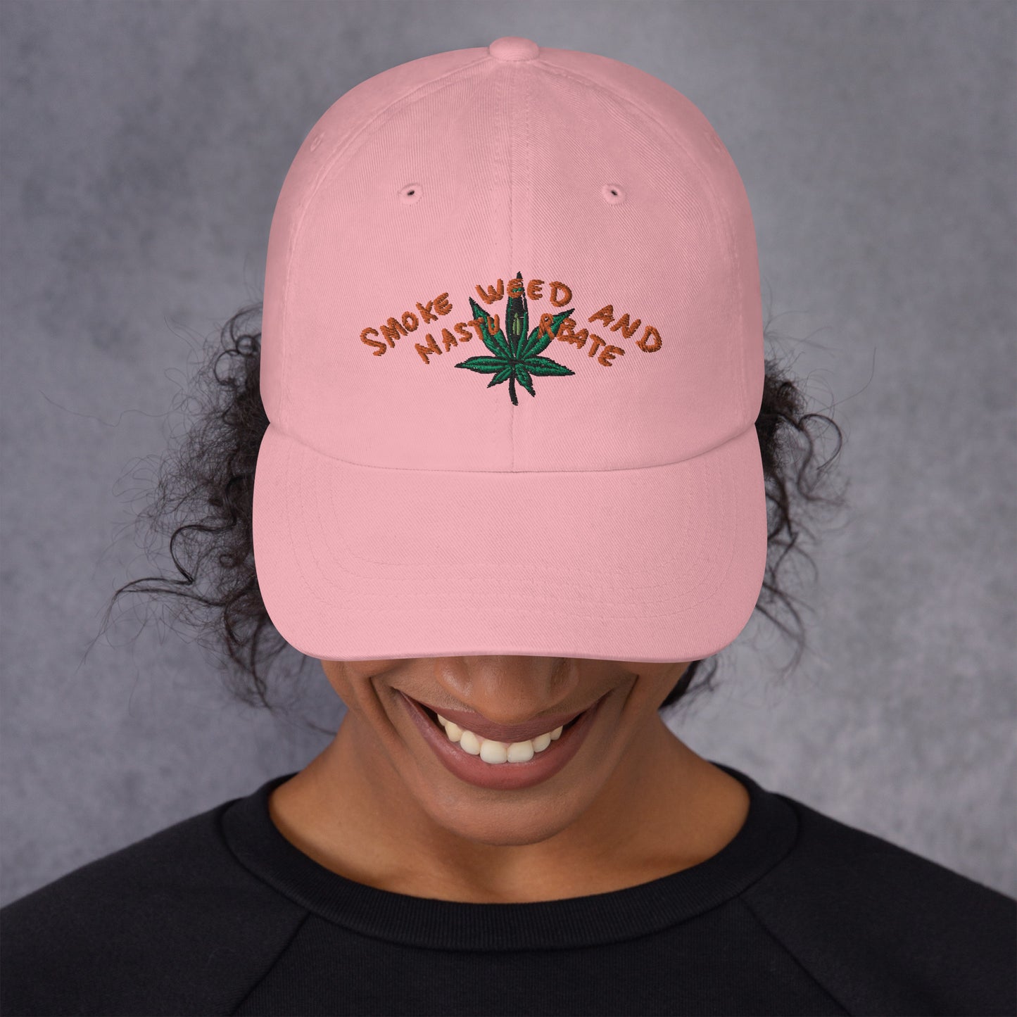 " Smoke Weed & Masturbate " Dad hat