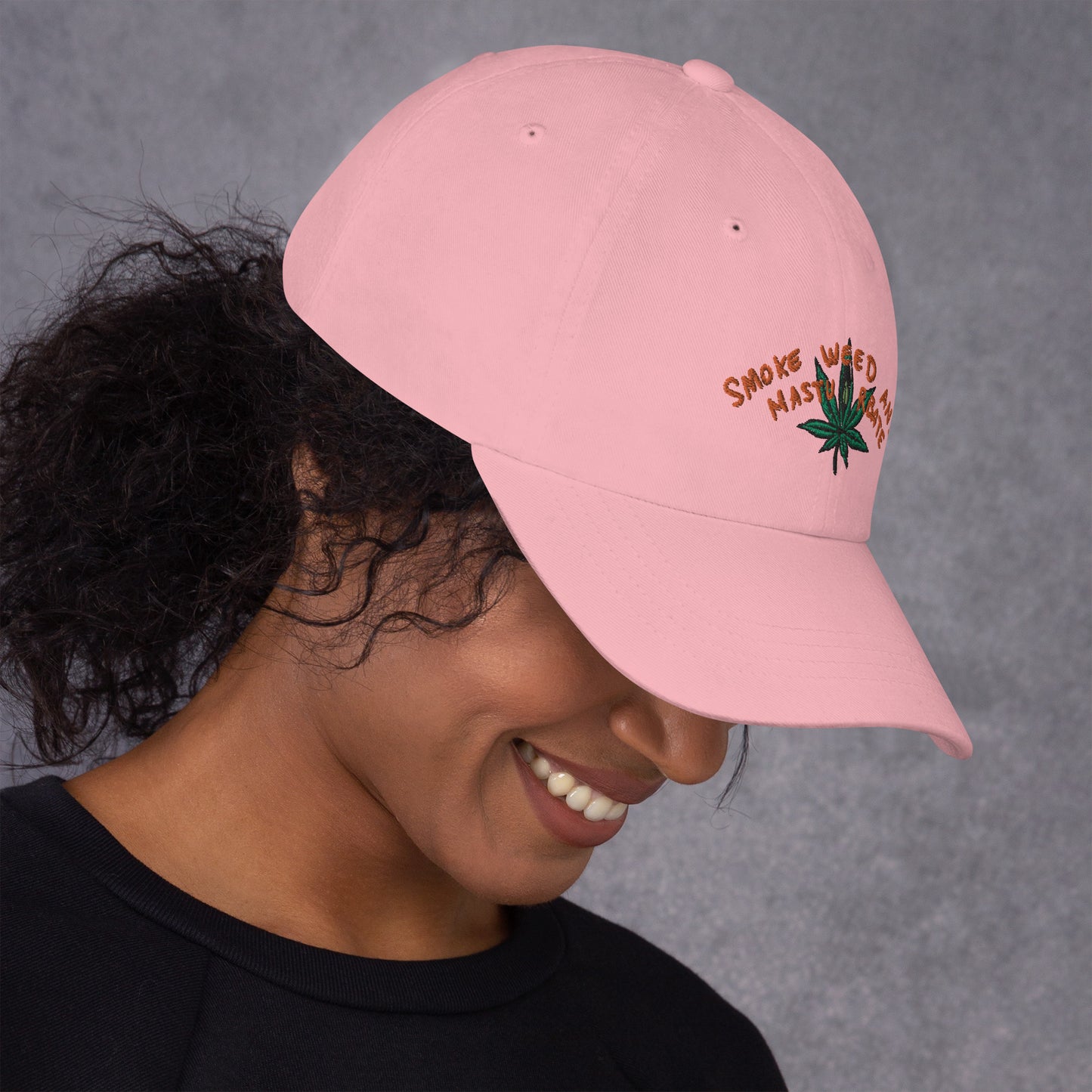 " Smoke Weed & Masturbate " Dad hat