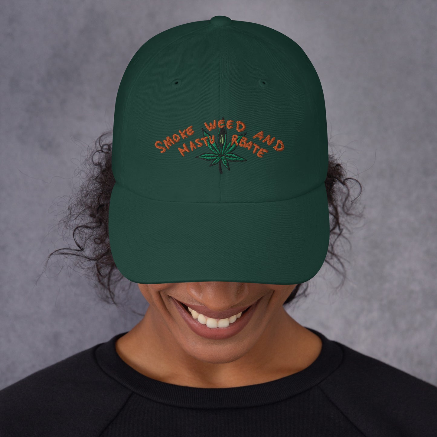 " Smoke Weed & Masturbate " Dad hat