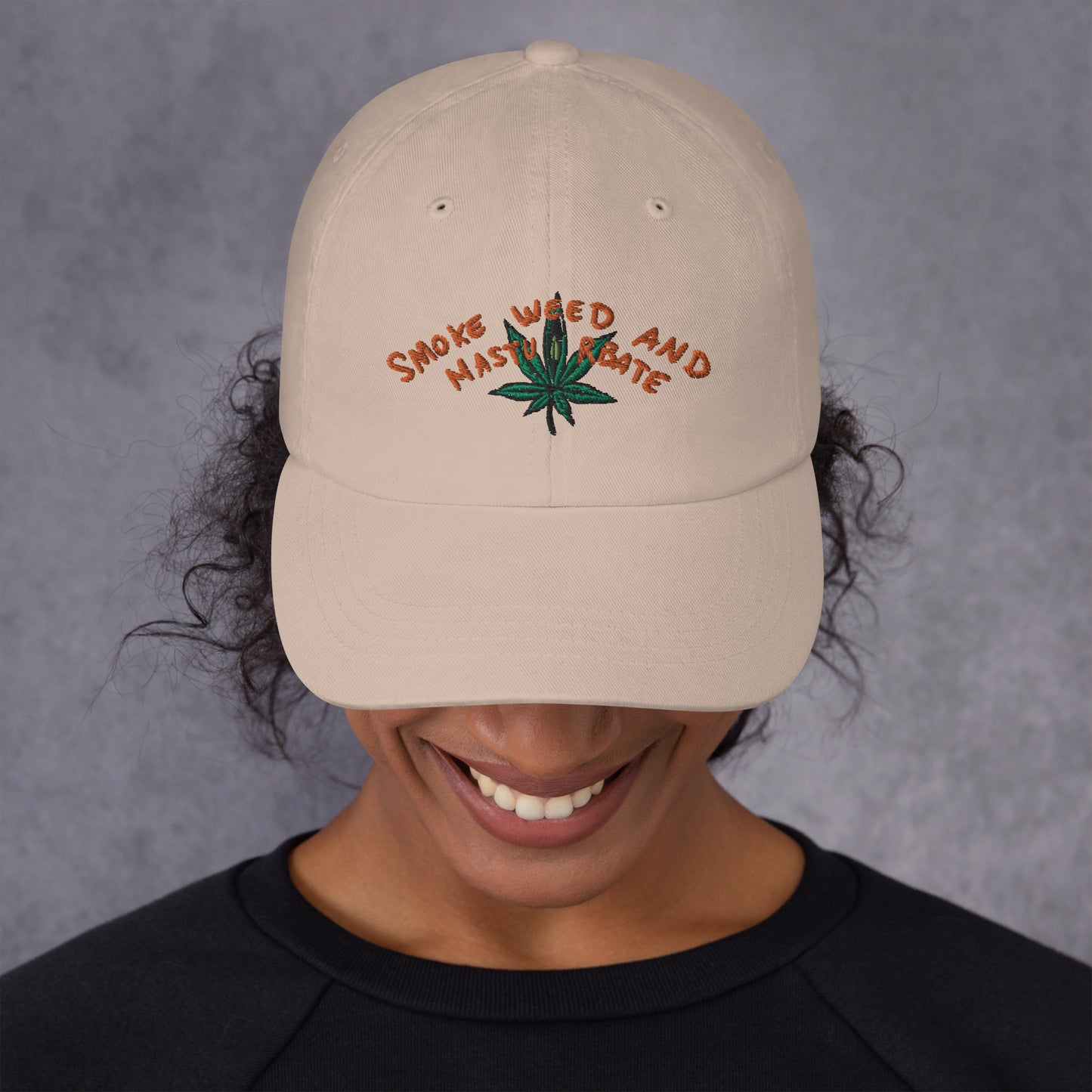 " Smoke Weed & Masturbate " Dad hat