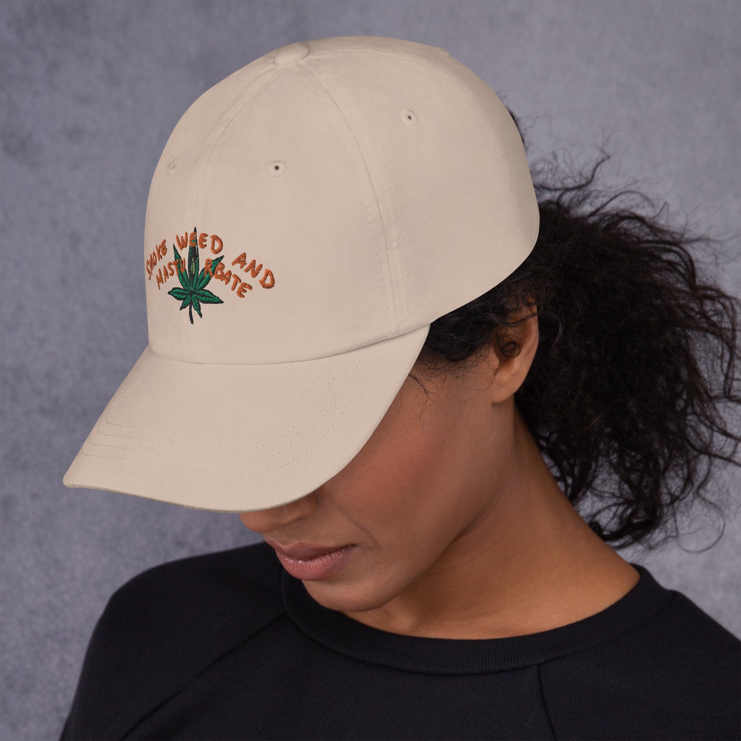 " Smoke Weed & Masturbate " Dad hat