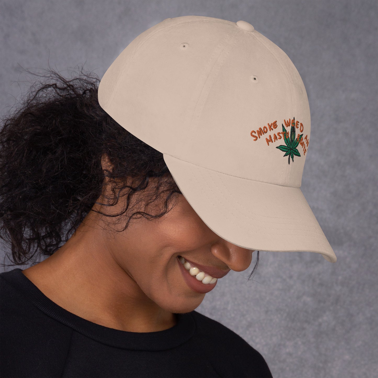 " Smoke Weed & Masturbate " Dad hat