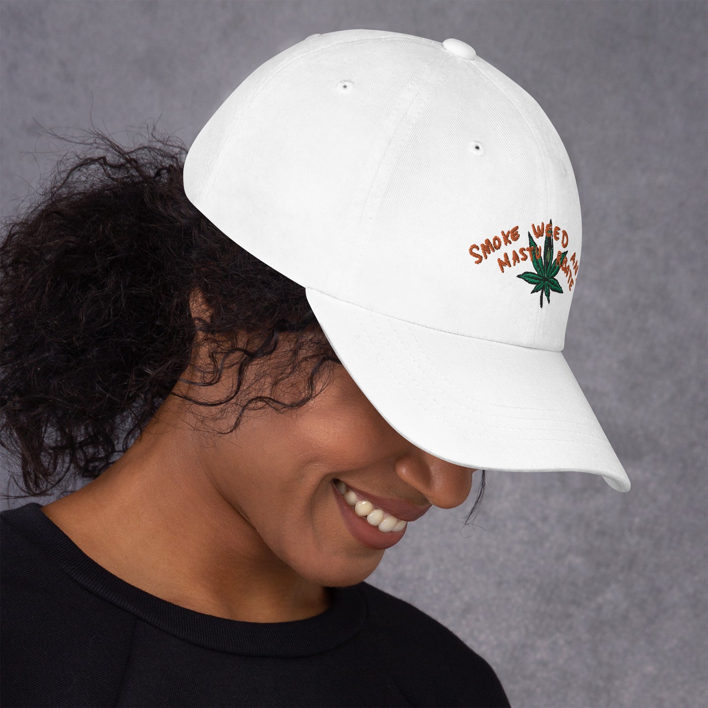 " Smoke Weed & Masturbate " Dad hat