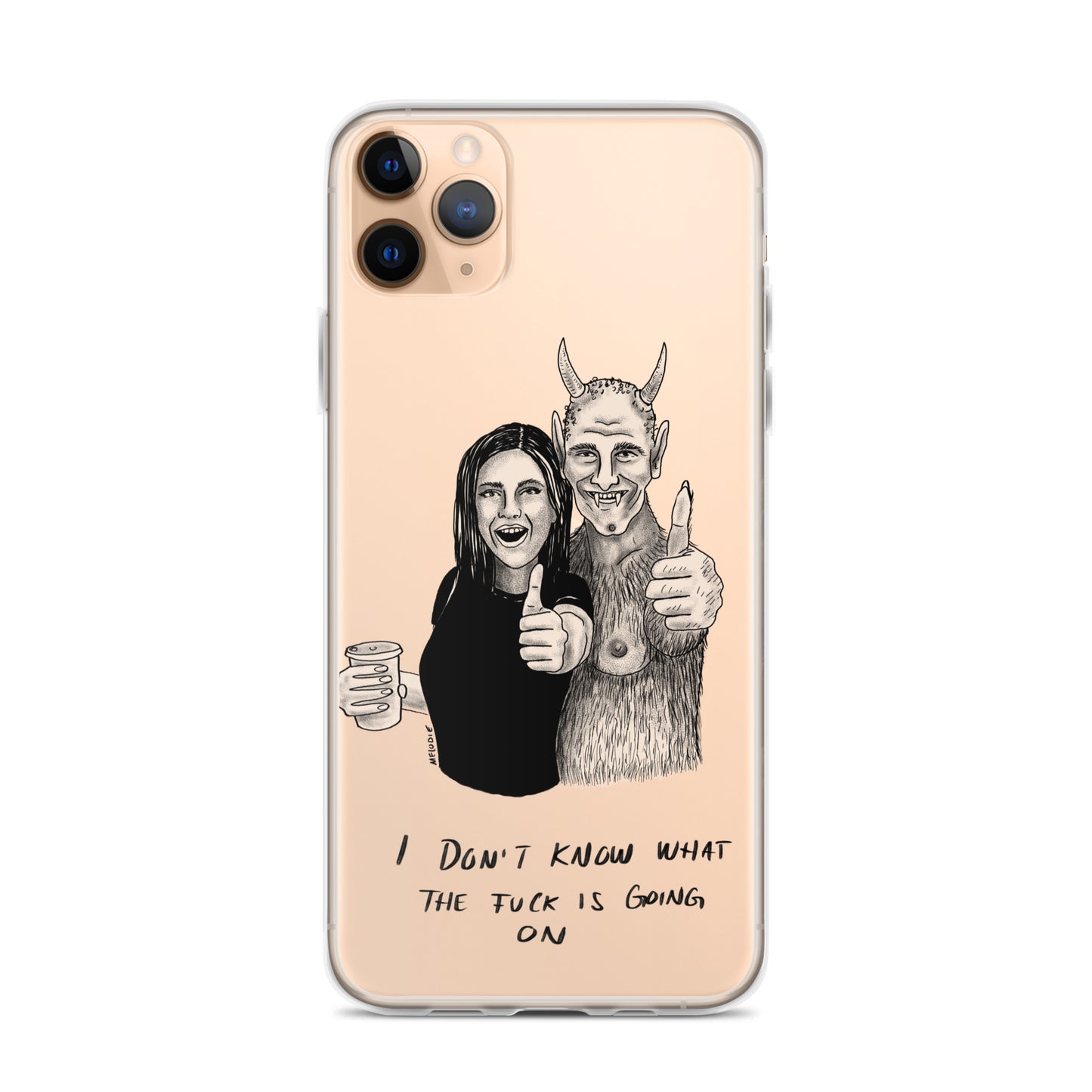 " I Don’t Know What The Fuck Is Going On " Clear Case for iPhone®
