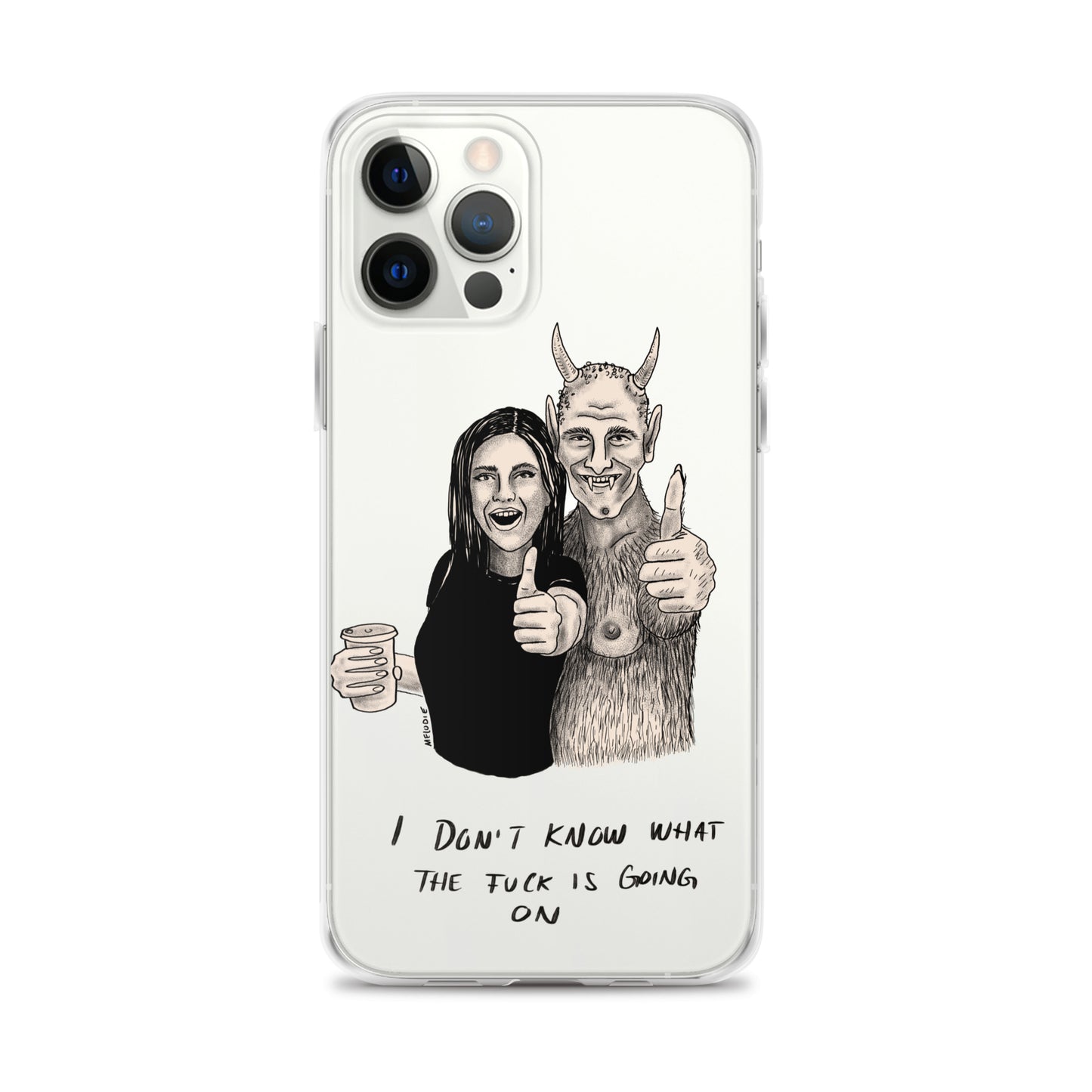 " I Don’t Know What The Fuck Is Going On " Clear Case for iPhone®