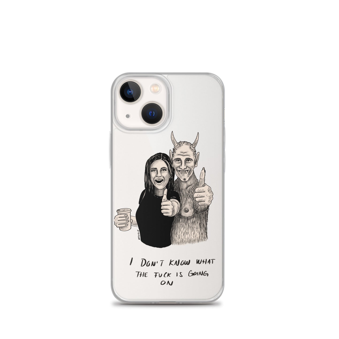 " I Don’t Know What The Fuck Is Going On " Clear Case for iPhone®