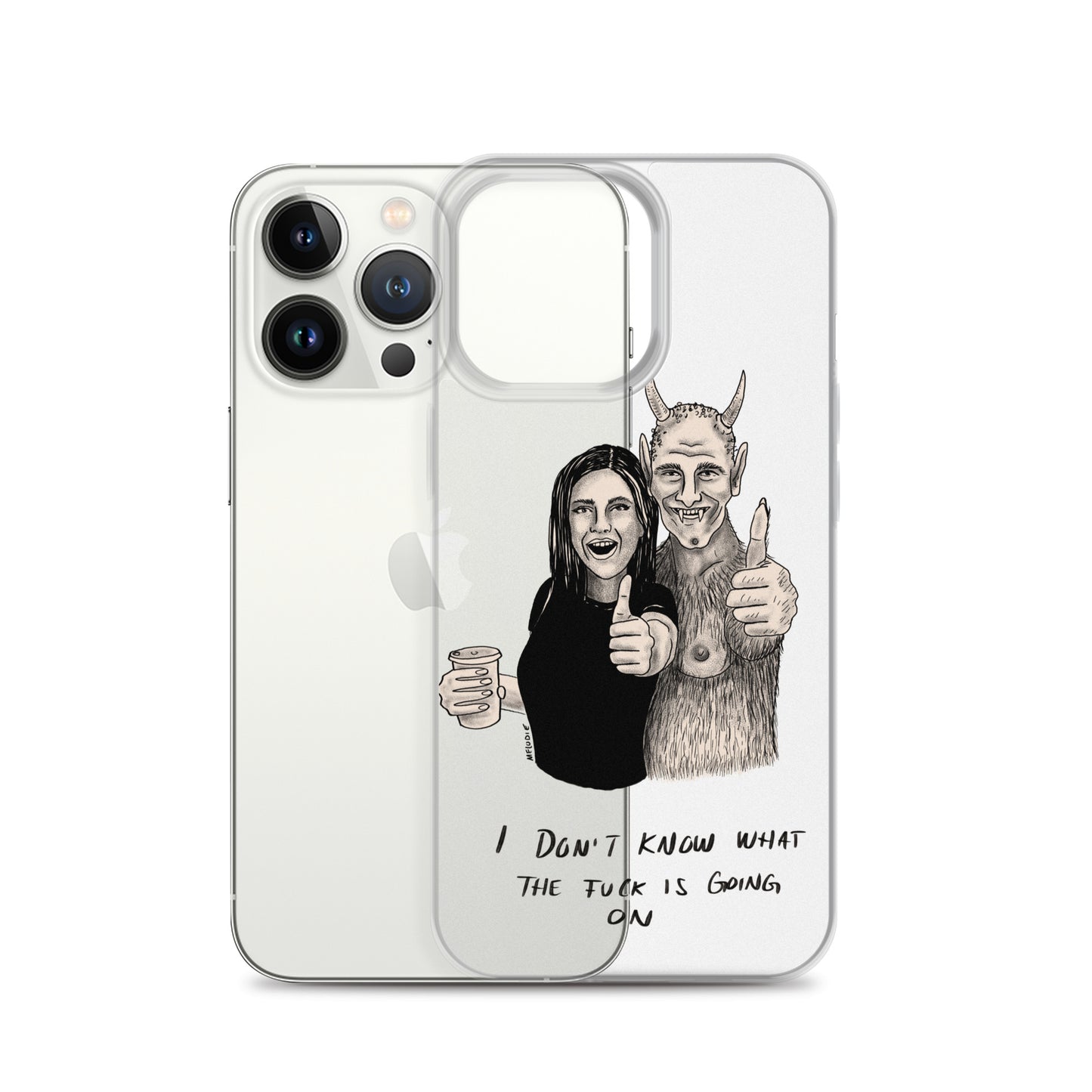 " I Don’t Know What The Fuck Is Going On " Clear Case for iPhone®