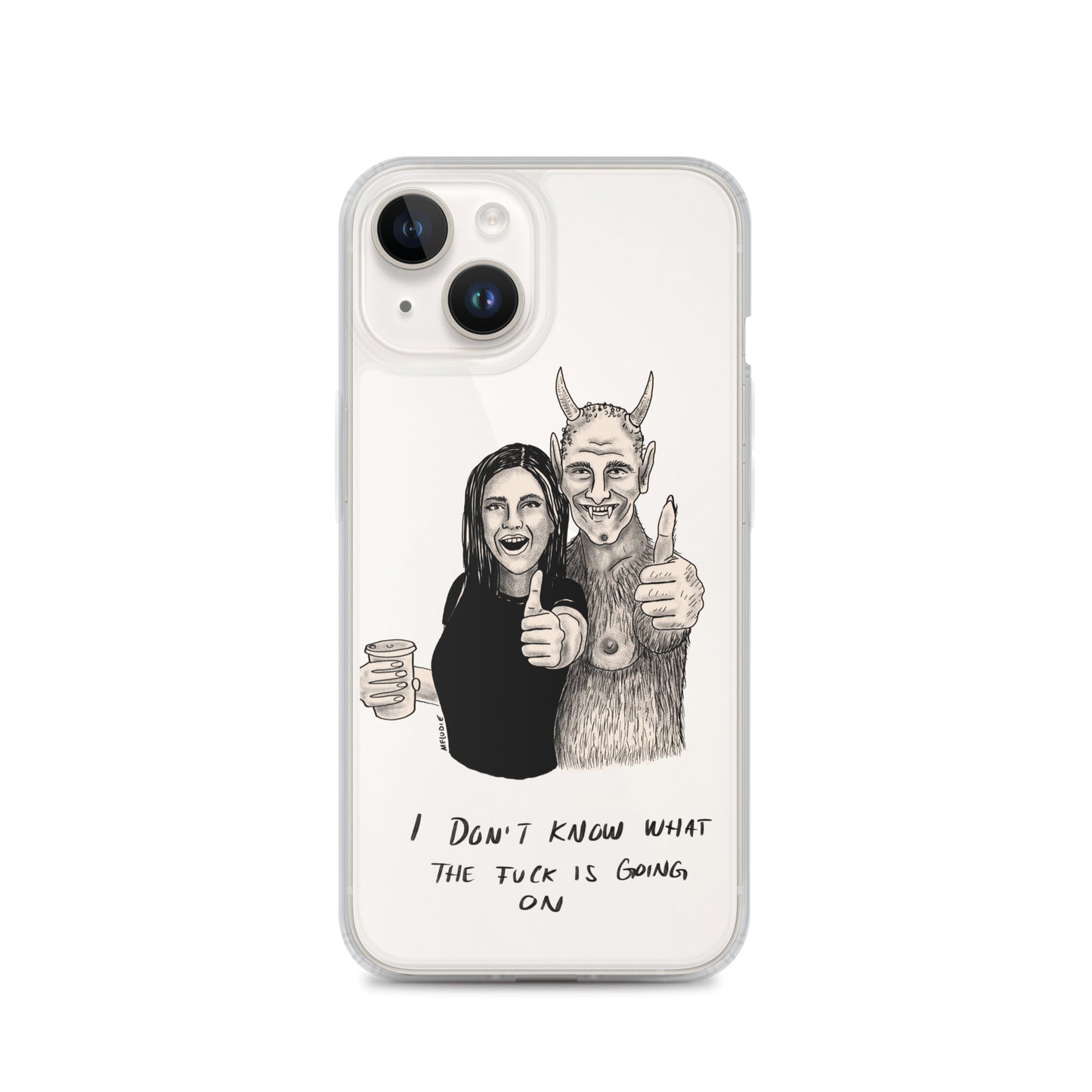 " I Don’t Know What The Fuck Is Going On " Clear Case for iPhone®