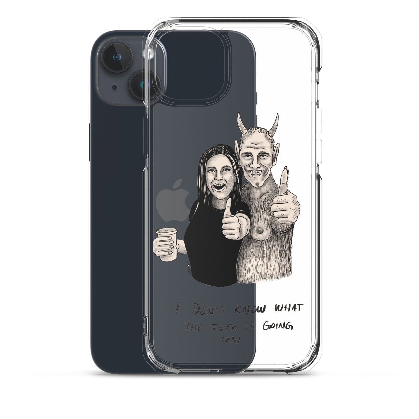 " I Don’t Know What The Fuck Is Going On " Clear Case for iPhone®