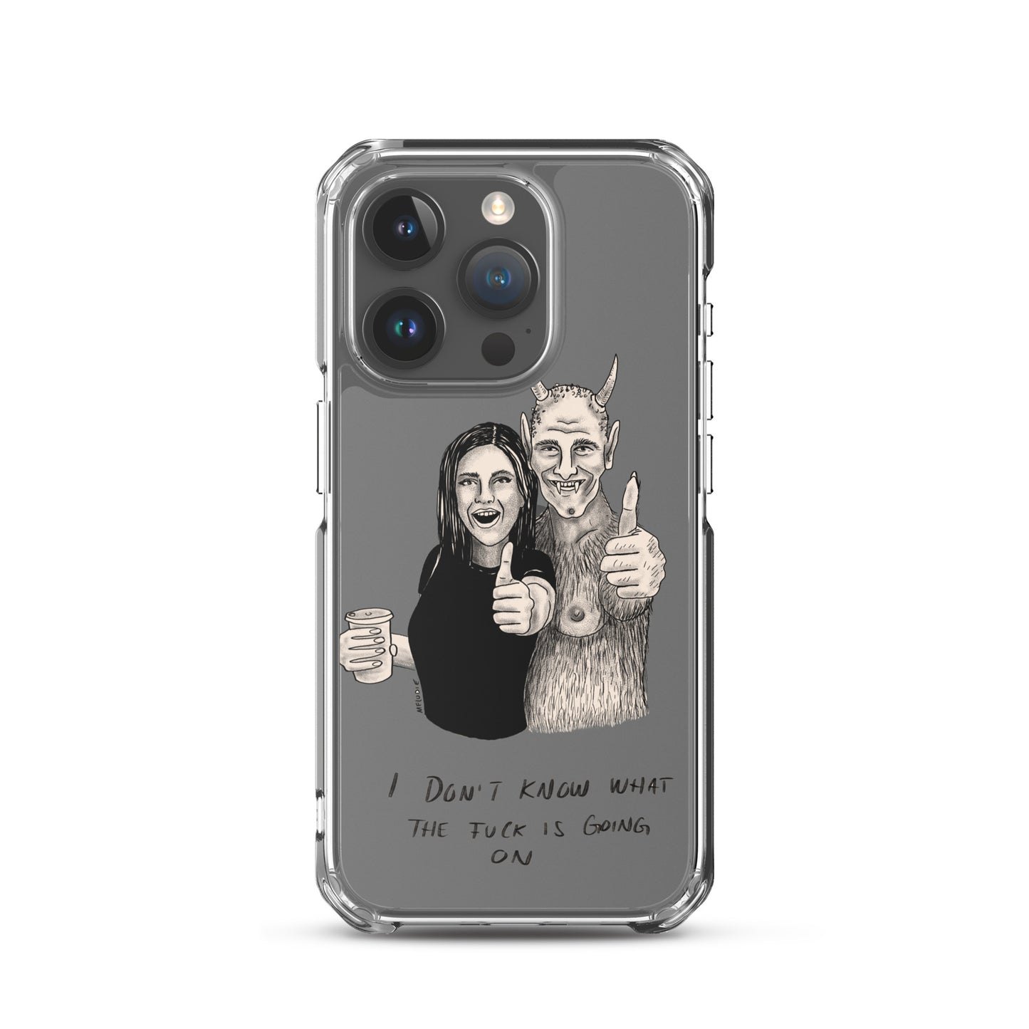 " I Don’t Know What The Fuck Is Going On " Clear Case for iPhone®