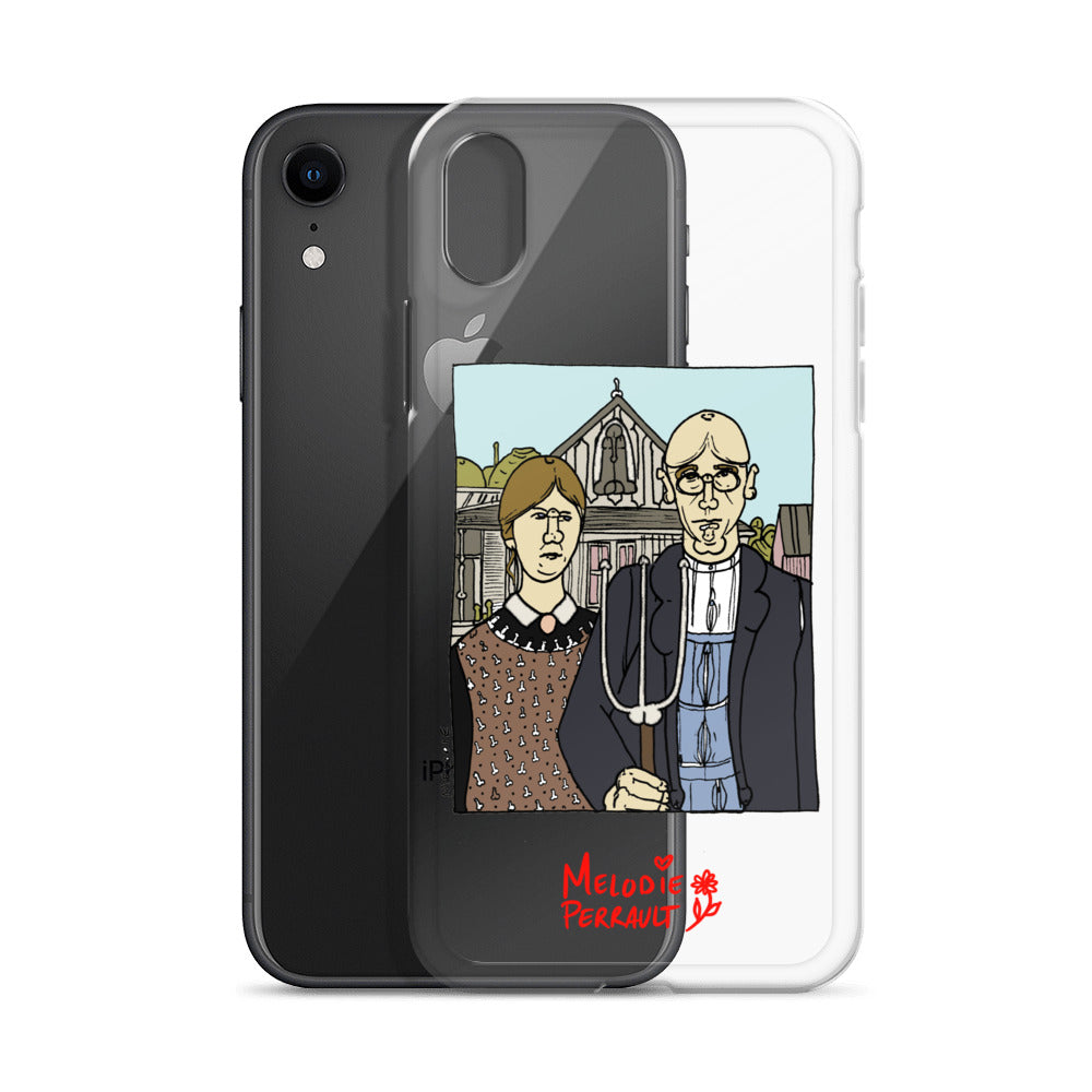 " Grant Wood " American Gothic, Clear Case for iPhone®