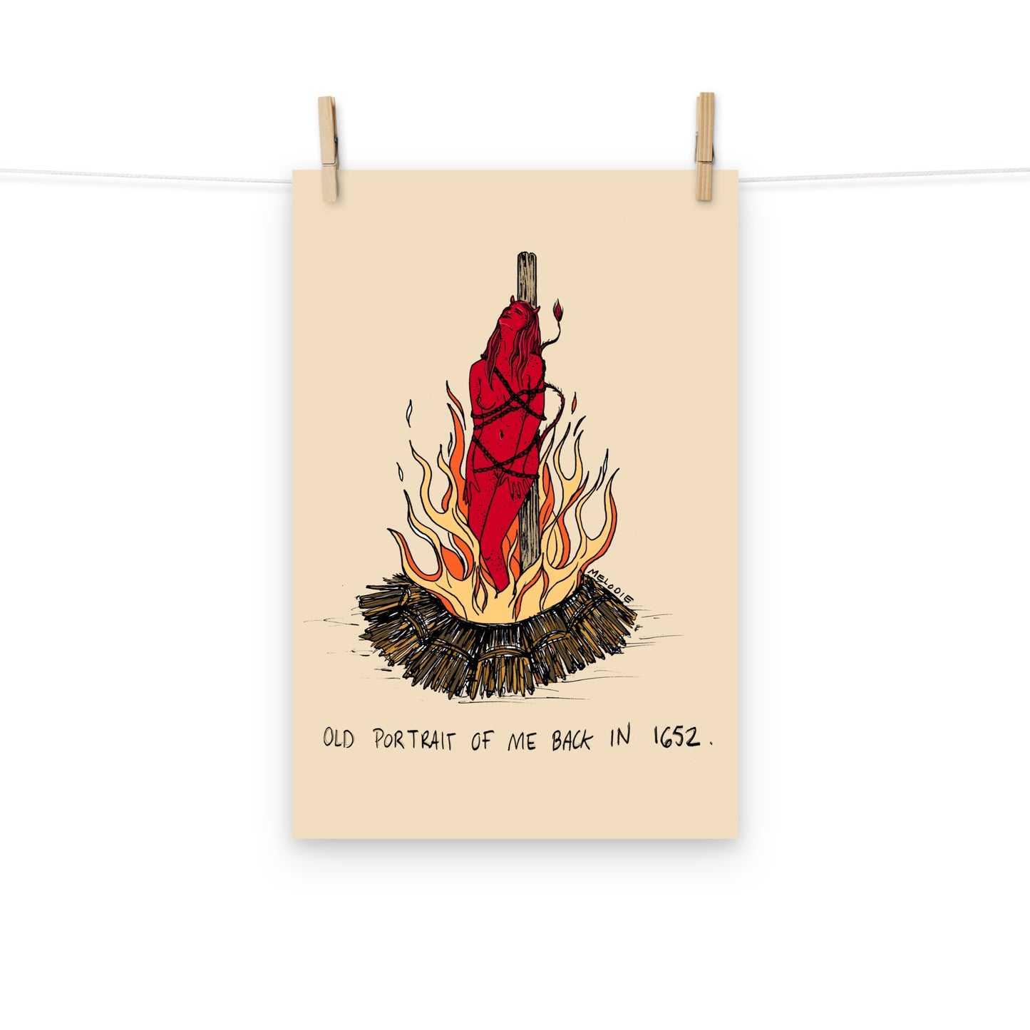" Old Portrait Of Me " Print/Poster