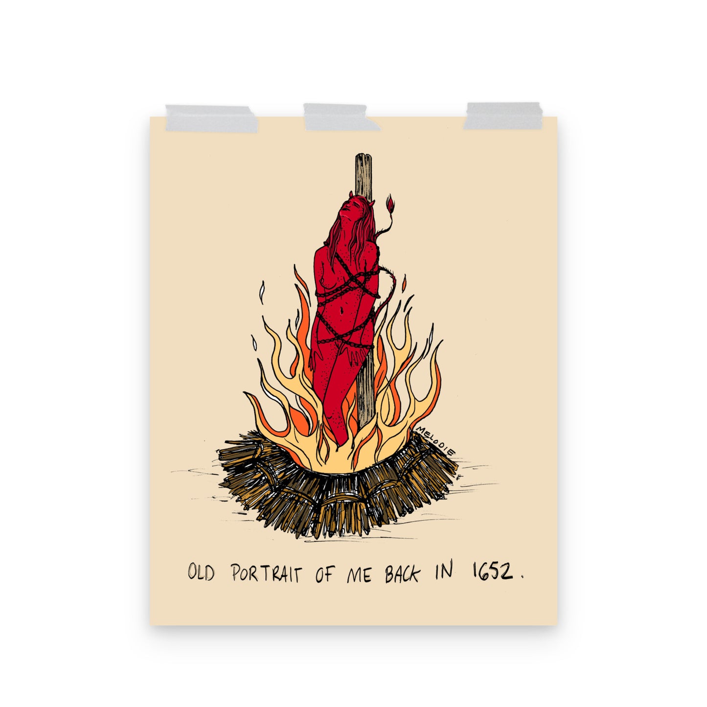 " Old Portrait Of Me " Print/Poster