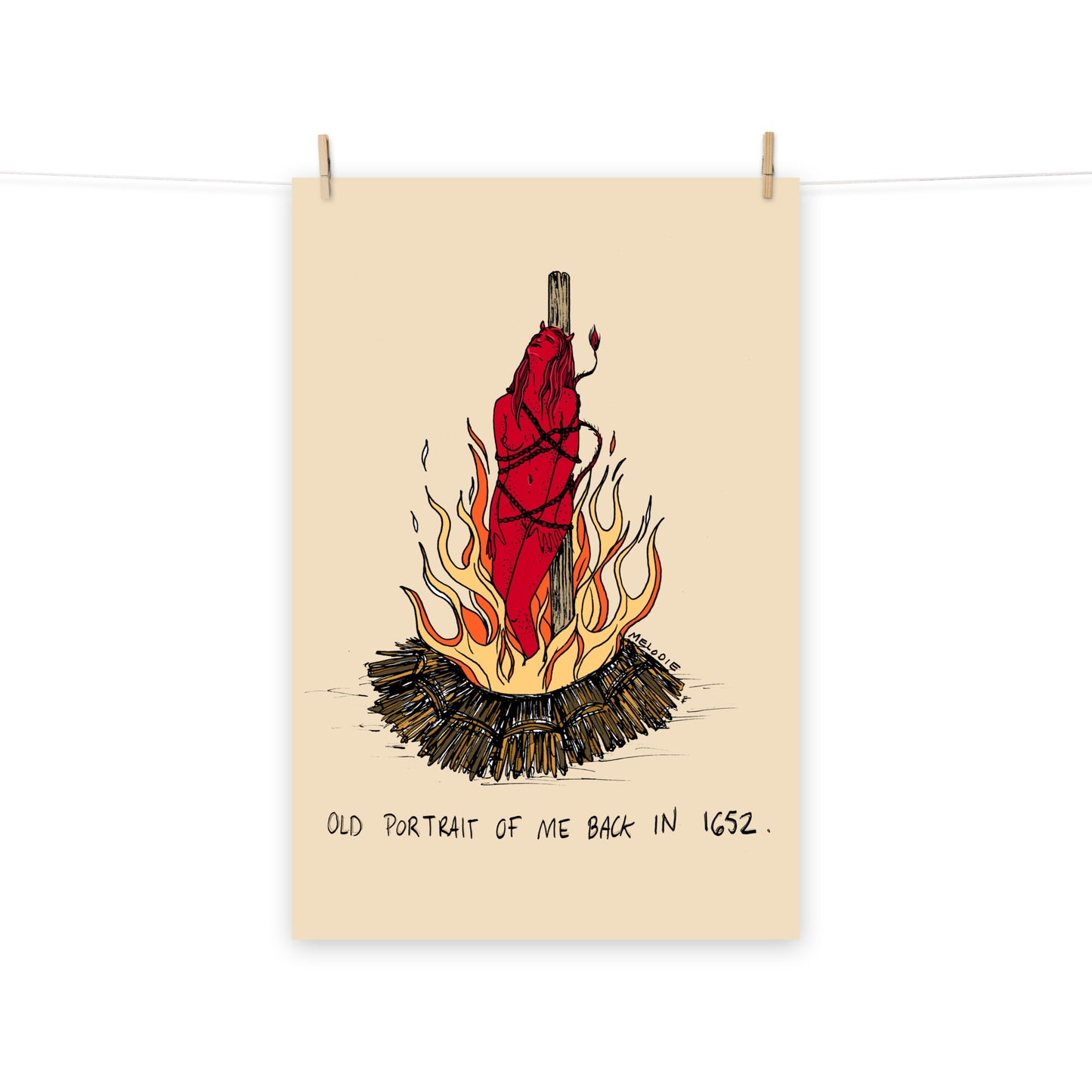 " Old Portrait Of Me " Print/Poster