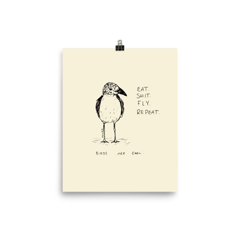 " Birds Are Cool " Print/Poster