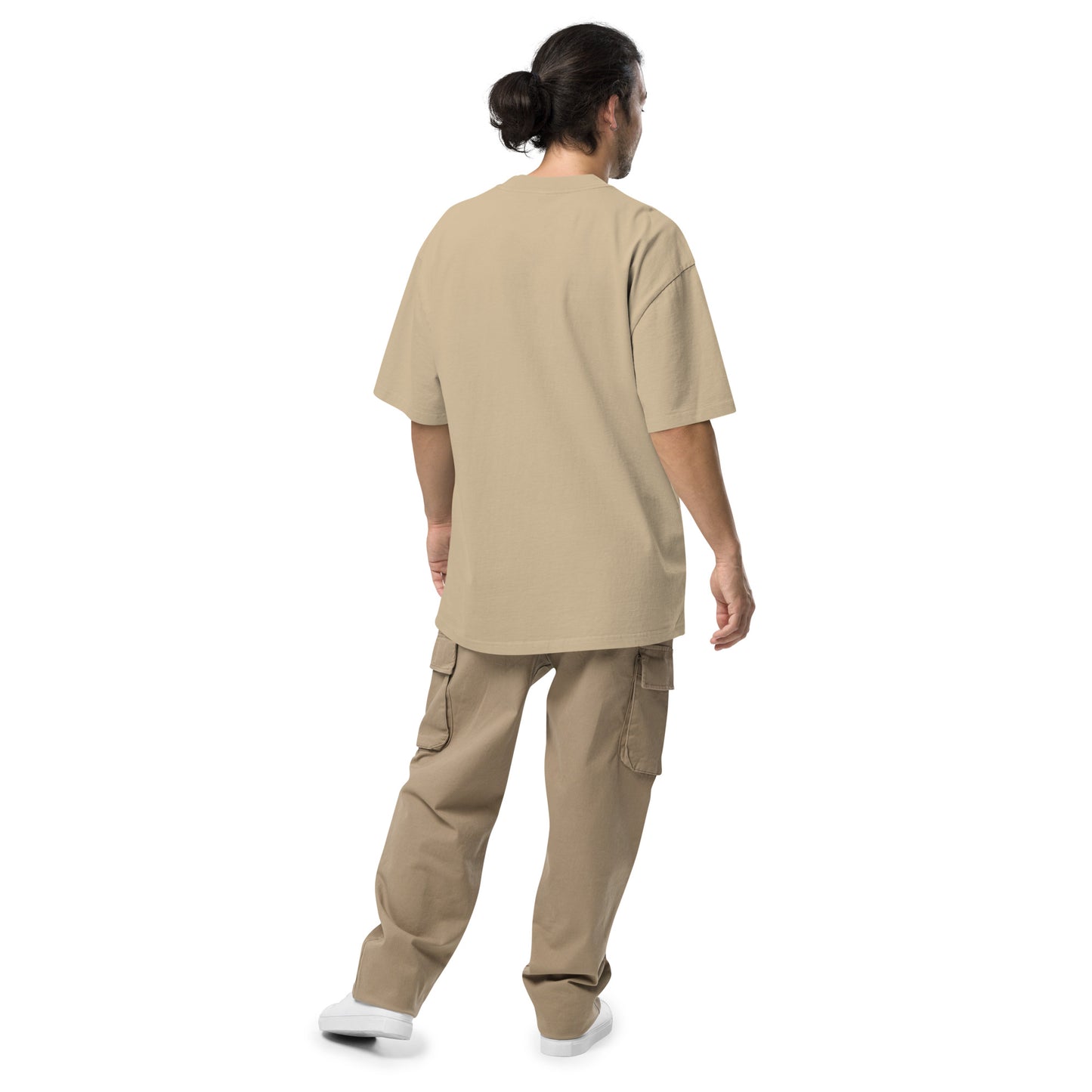 " Mentally I’m Here " Oversized faded t-shirt