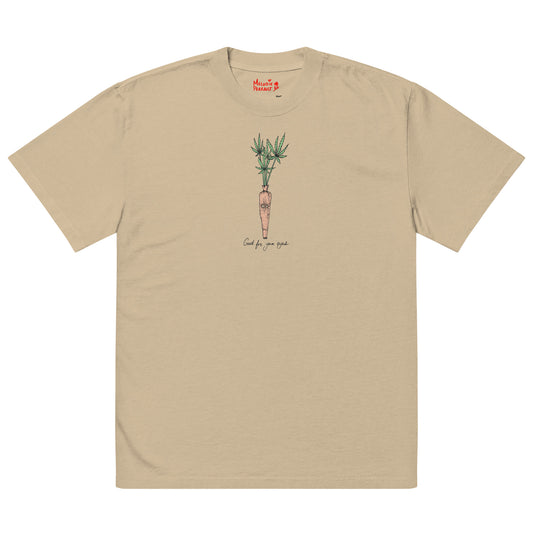" Good For Your Eyes " Oversized faded t-shirt