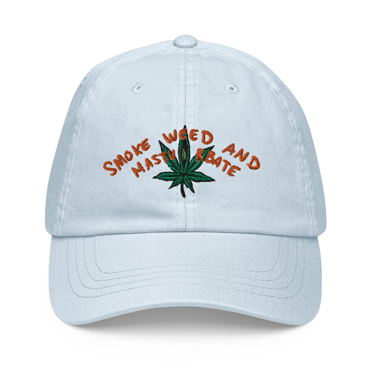 " Smoke Weed And Masturbate " Pastel baseball hat