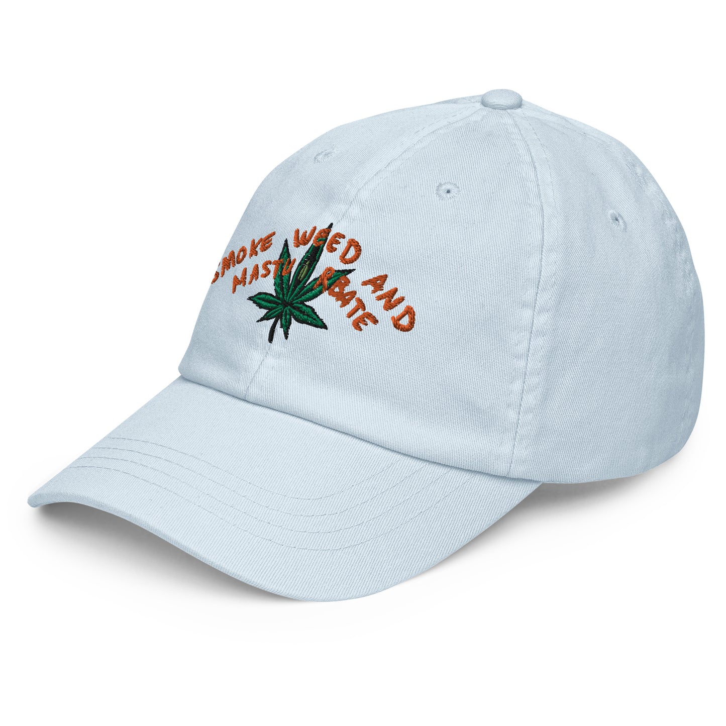 " Smoke Weed And Masturbate " Pastel baseball hat