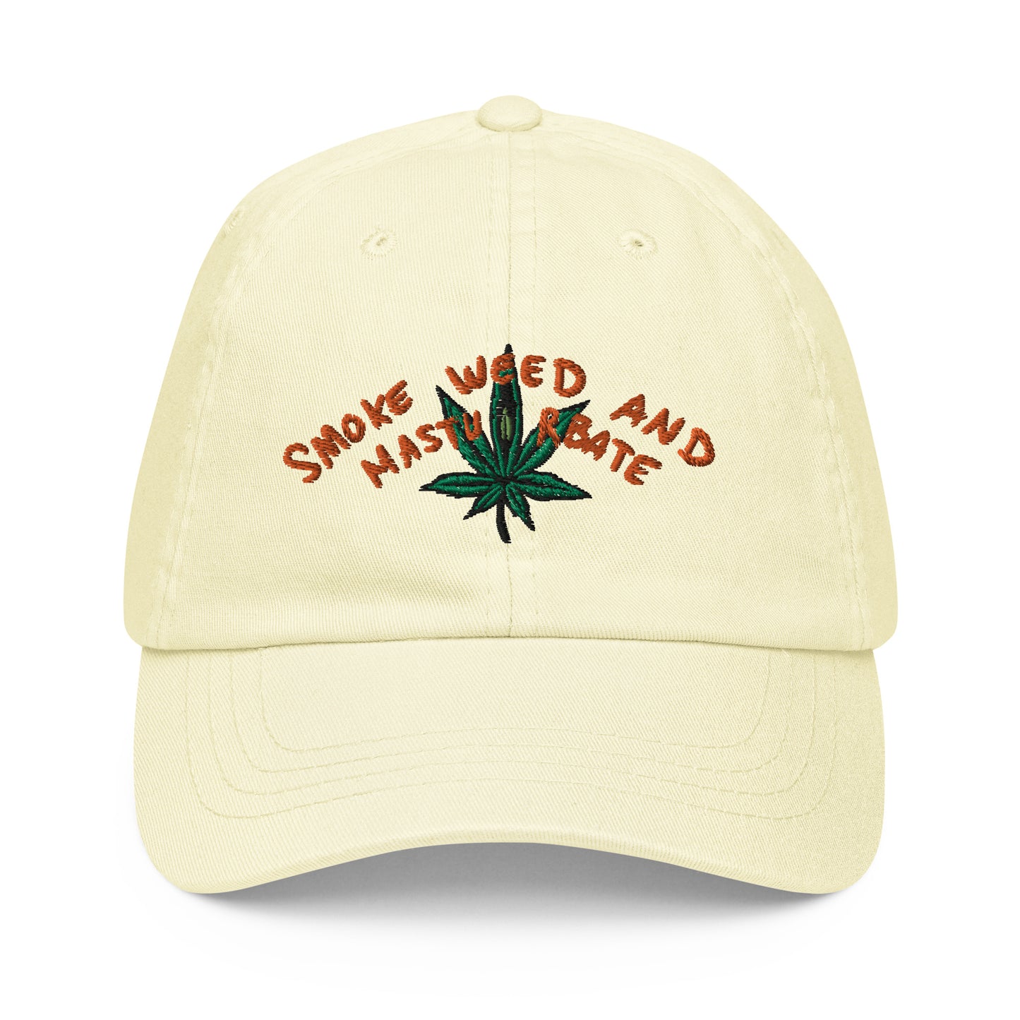 " Smoke Weed And Masturbate " Pastel baseball hat