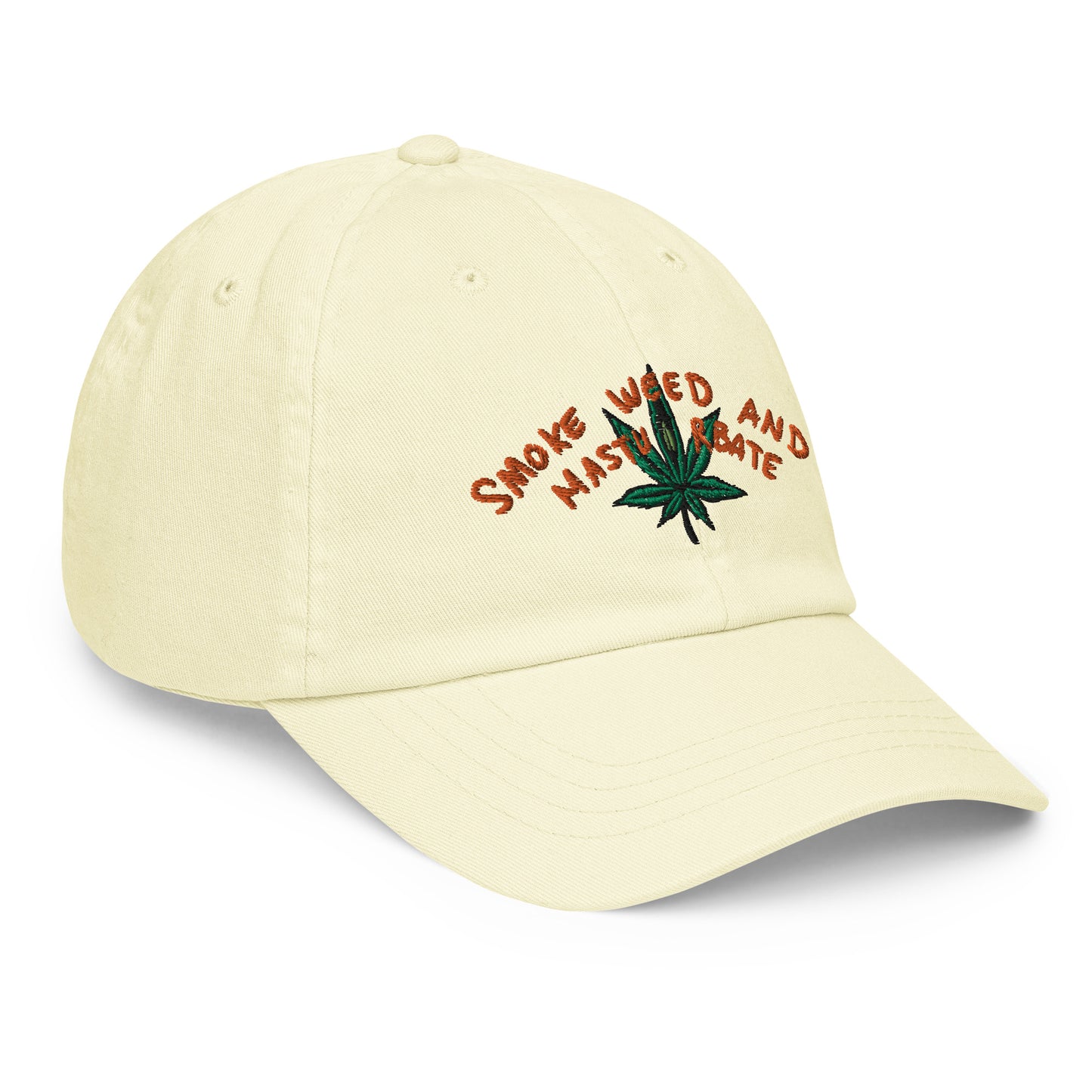 " Smoke Weed And Masturbate " Pastel baseball hat