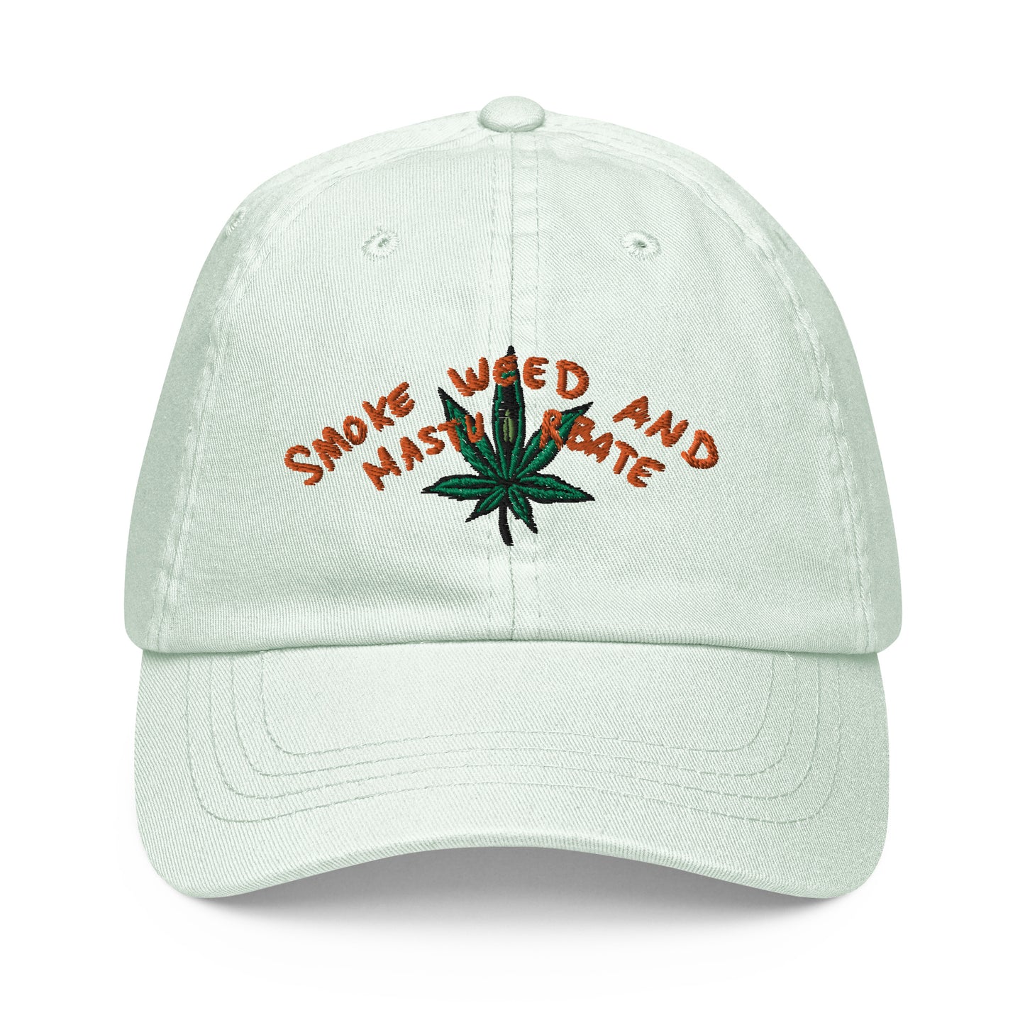 " Smoke Weed And Masturbate " Pastel baseball hat