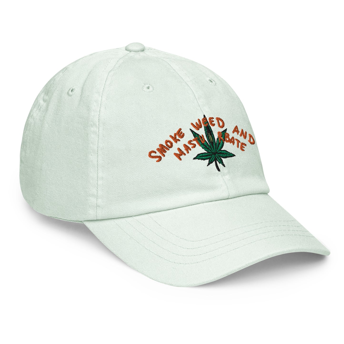 " Smoke Weed And Masturbate " Pastel baseball hat
