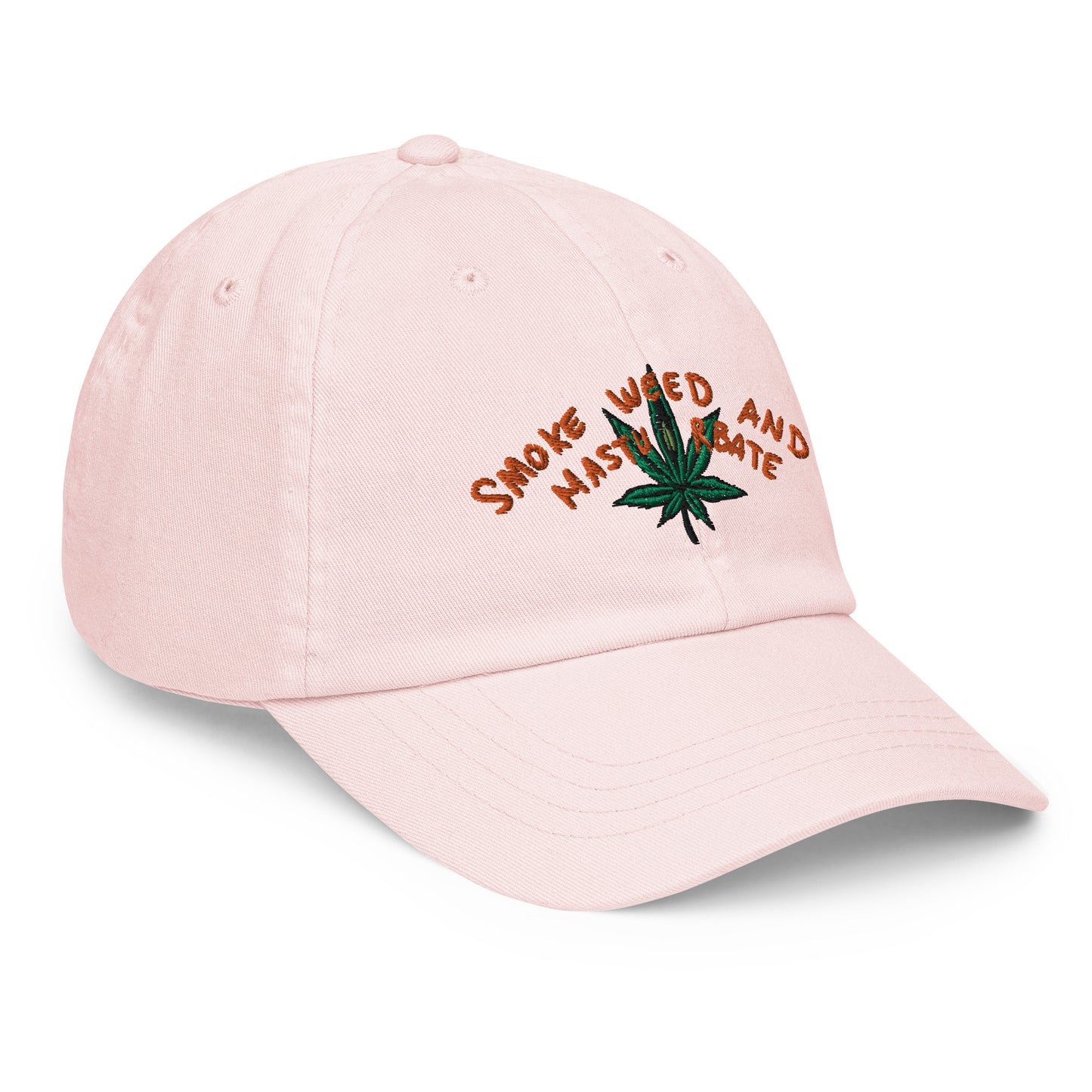 " Smoke Weed And Masturbate " Pastel baseball hat