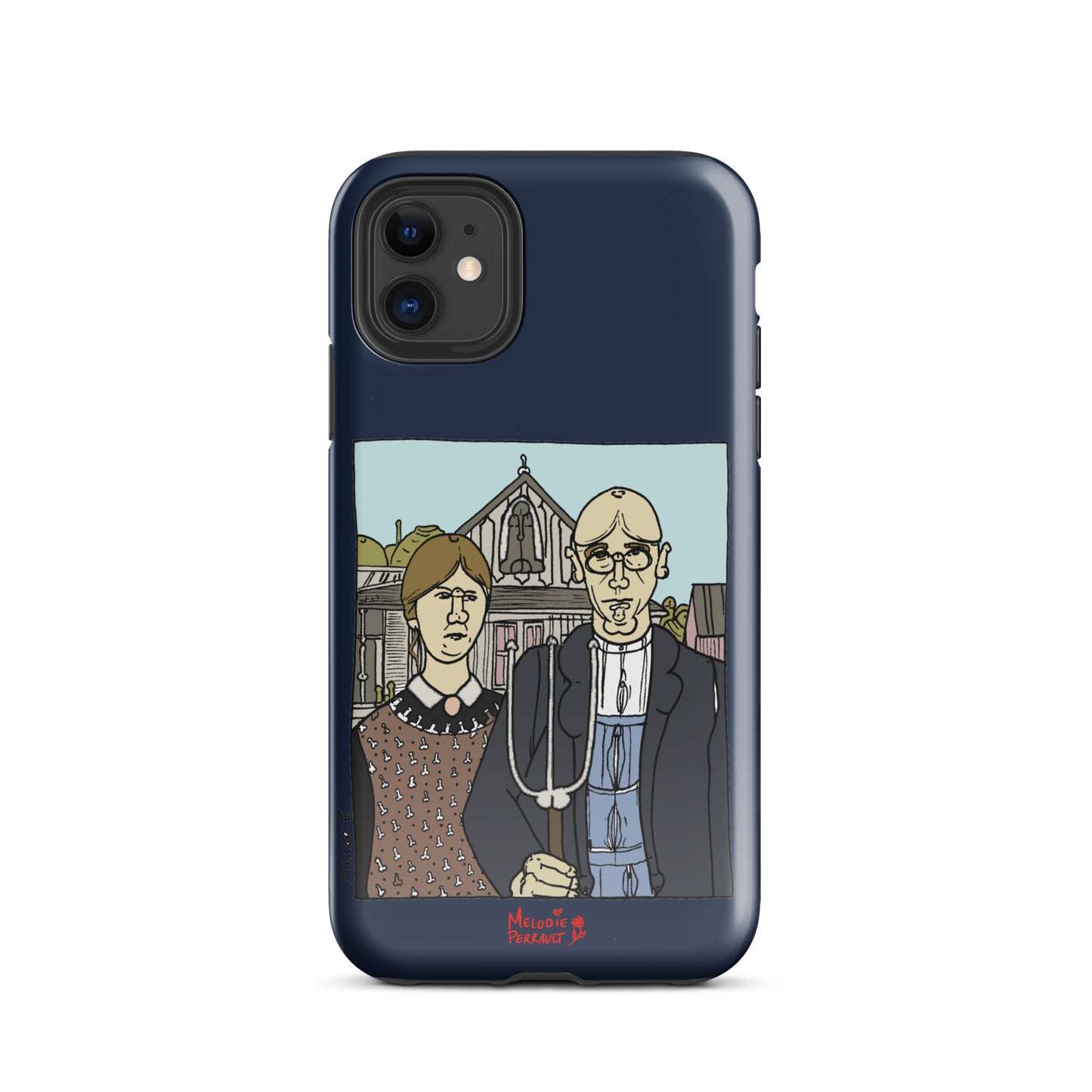 " Grant Wood " American Gothic, Tough Case for iPhone®