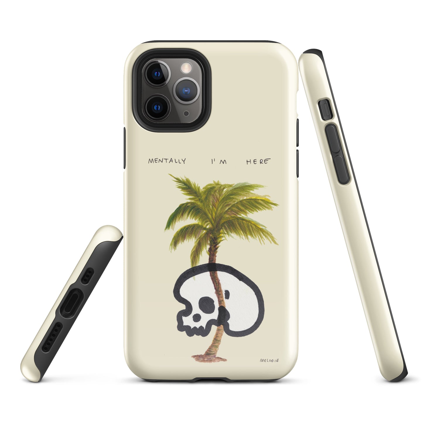 " Mentally I’m Here " Tough Case for iPhone®