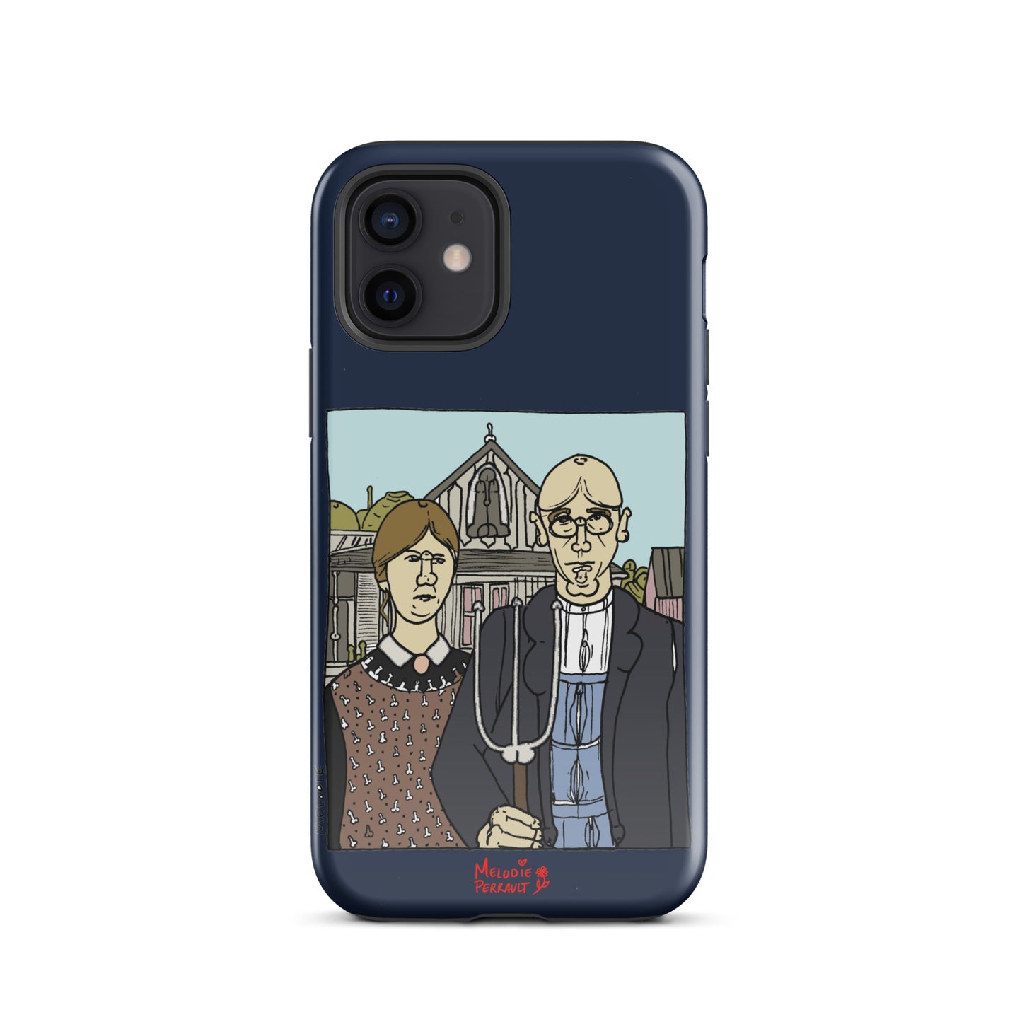" Grant Wood " American Gothic, Tough Case for iPhone®
