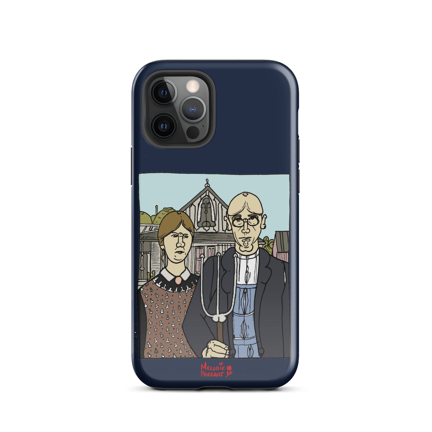 " Grant Wood " American Gothic, Tough Case for iPhone®