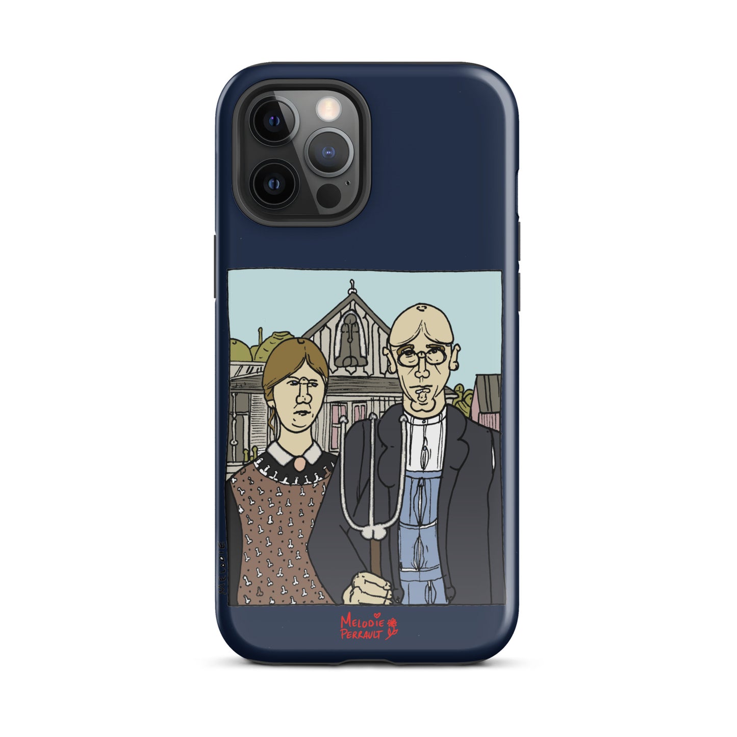 " Grant Wood " American Gothic, Tough Case for iPhone®