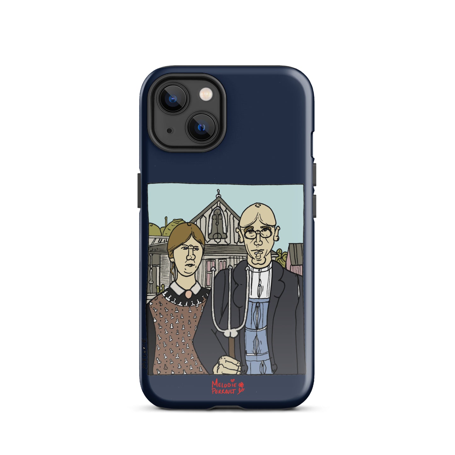 " Grant Wood " American Gothic, Tough Case for iPhone®