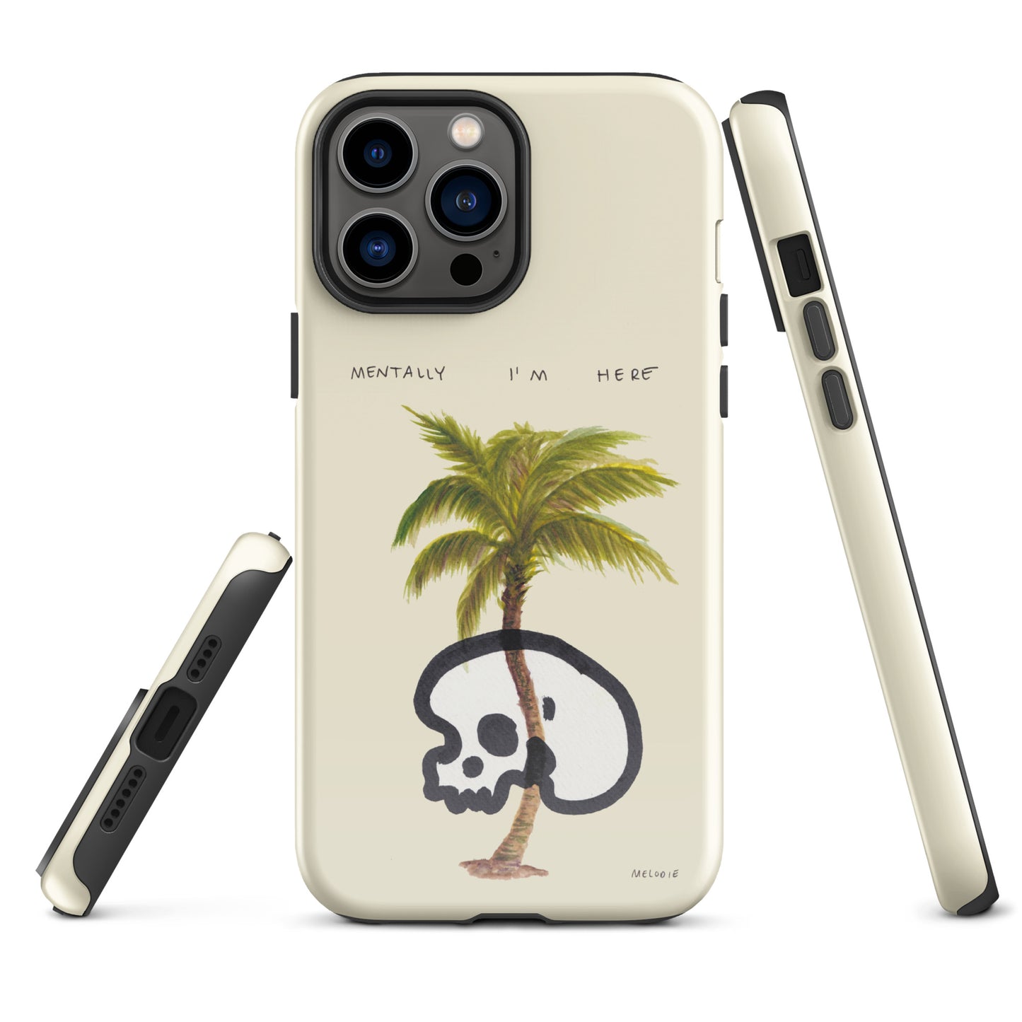 " Mentally I’m Here " Tough Case for iPhone®