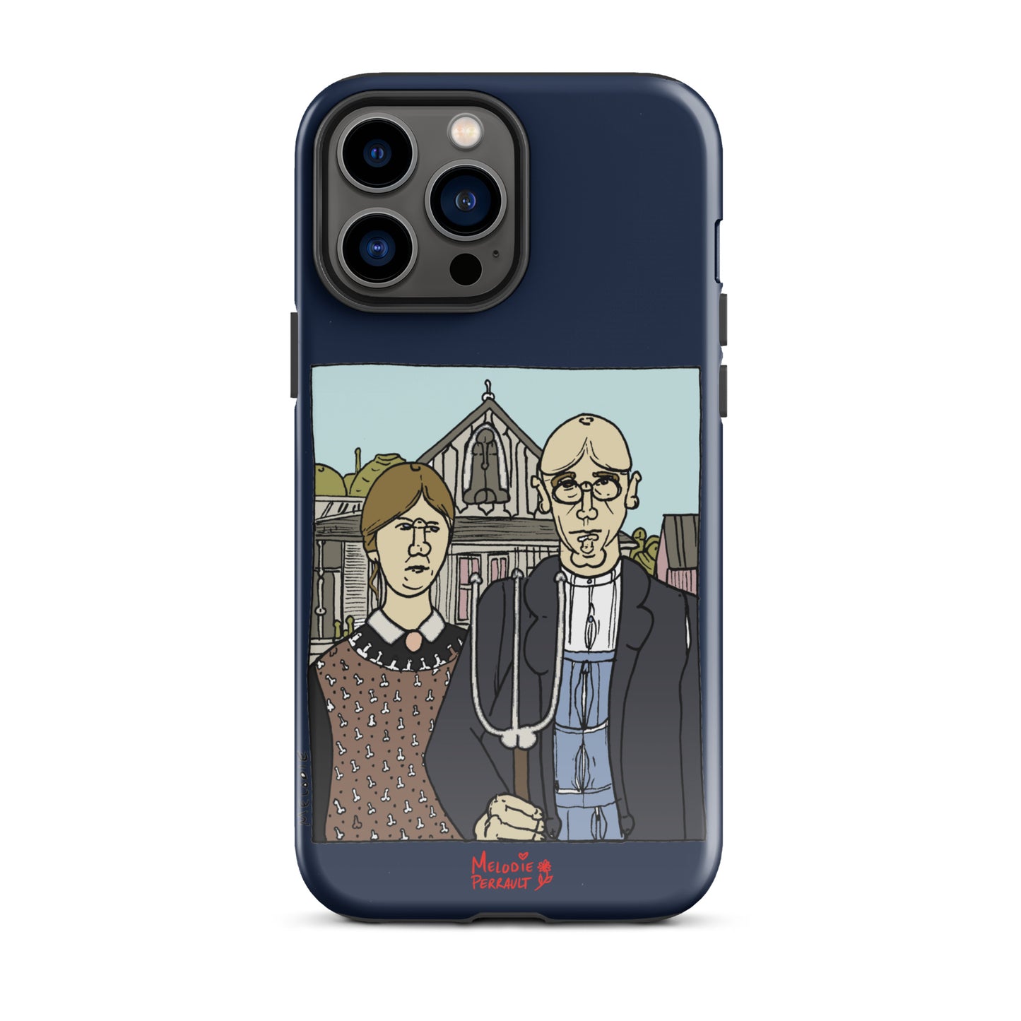 " Grant Wood " American Gothic, Tough Case for iPhone®