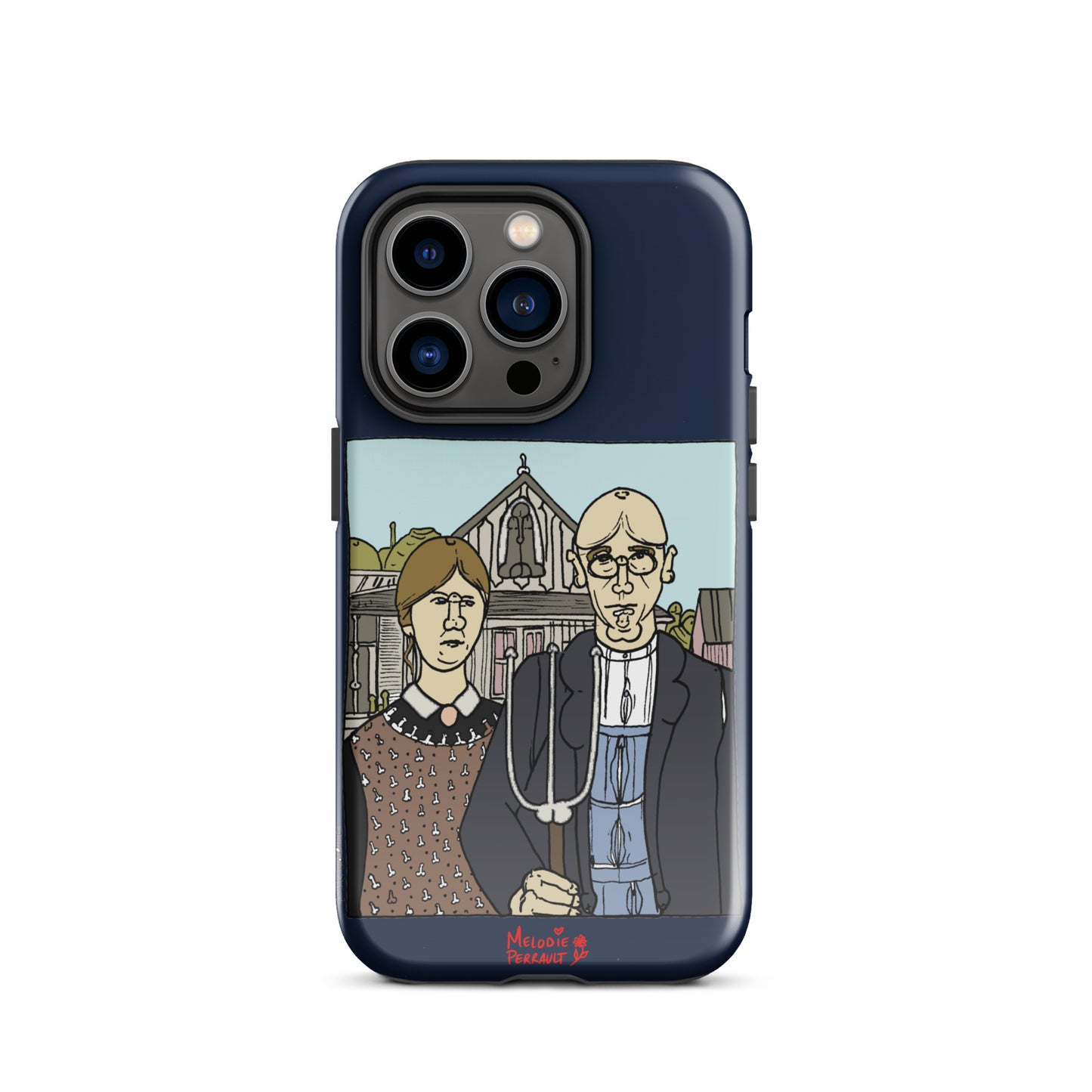 " Grant Wood " American Gothic, Tough Case for iPhone®