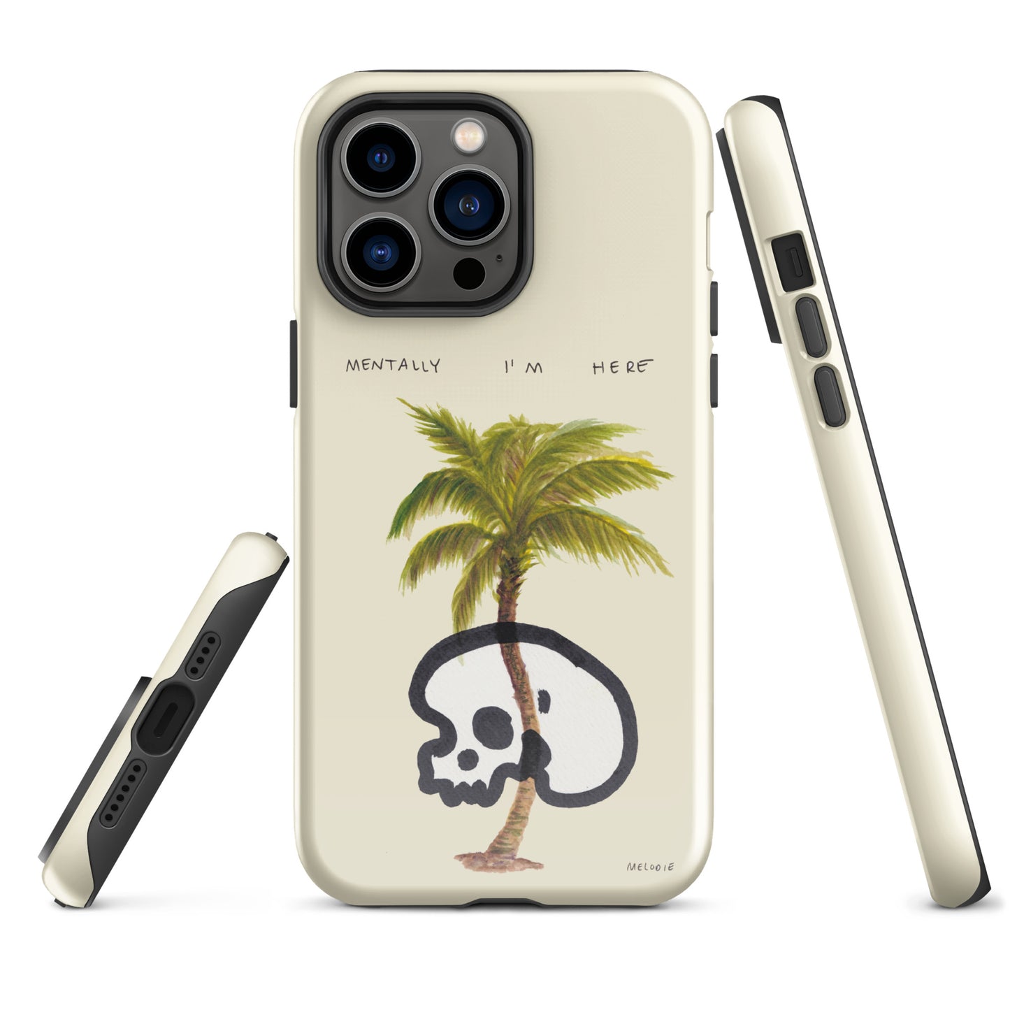 " Mentally I’m Here " Tough Case for iPhone®
